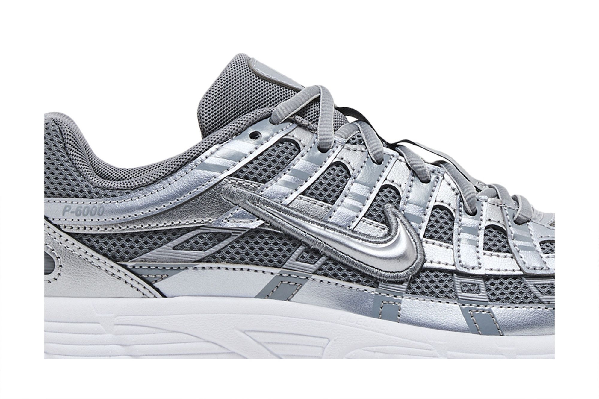 Nike P-6000 GS 'Metallic Cool Grey'