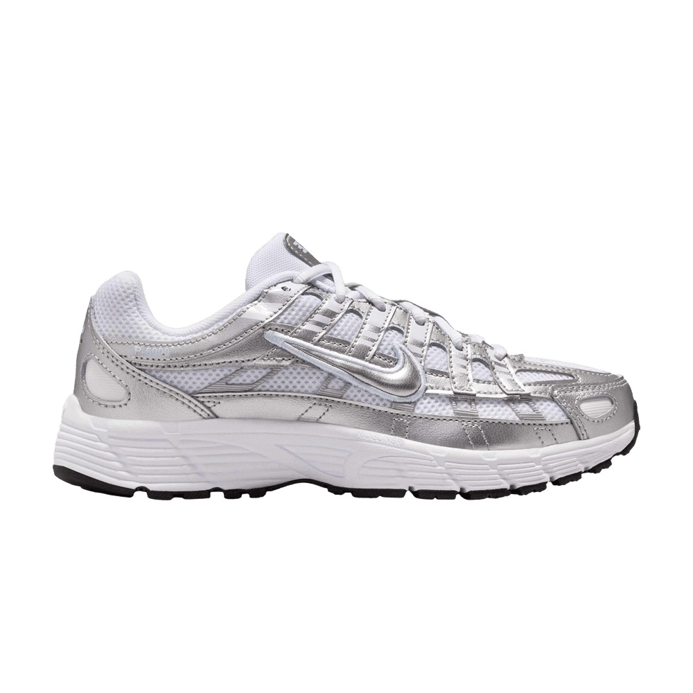 Nike P-6000 GS 'White Metallic Silver'