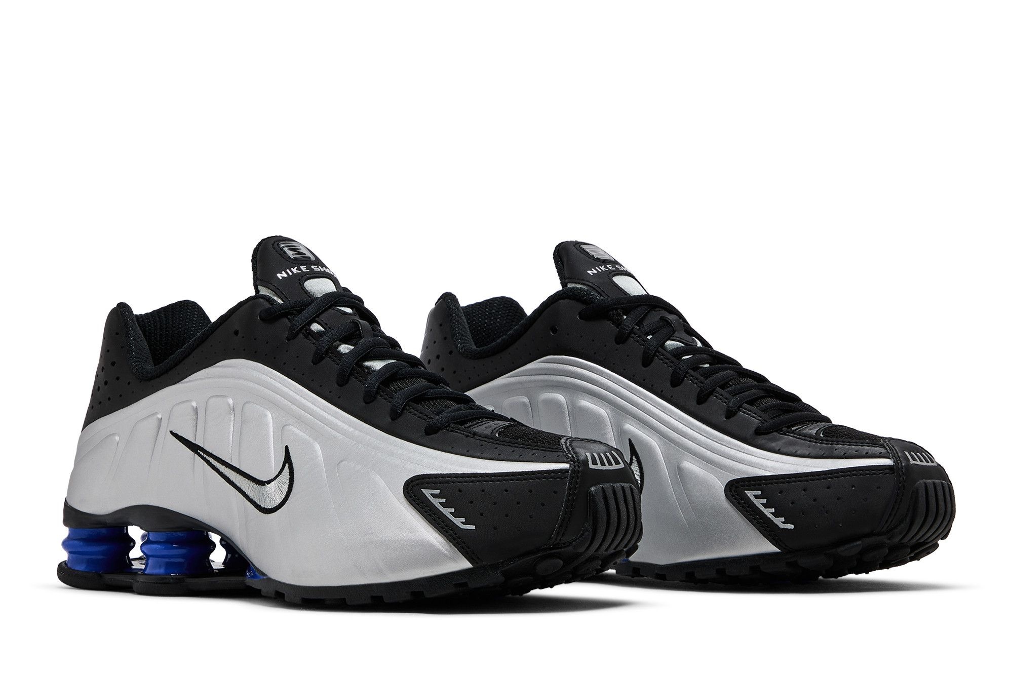 Nike Wmns Shox R4 'Metallic Silver Racer Blue'