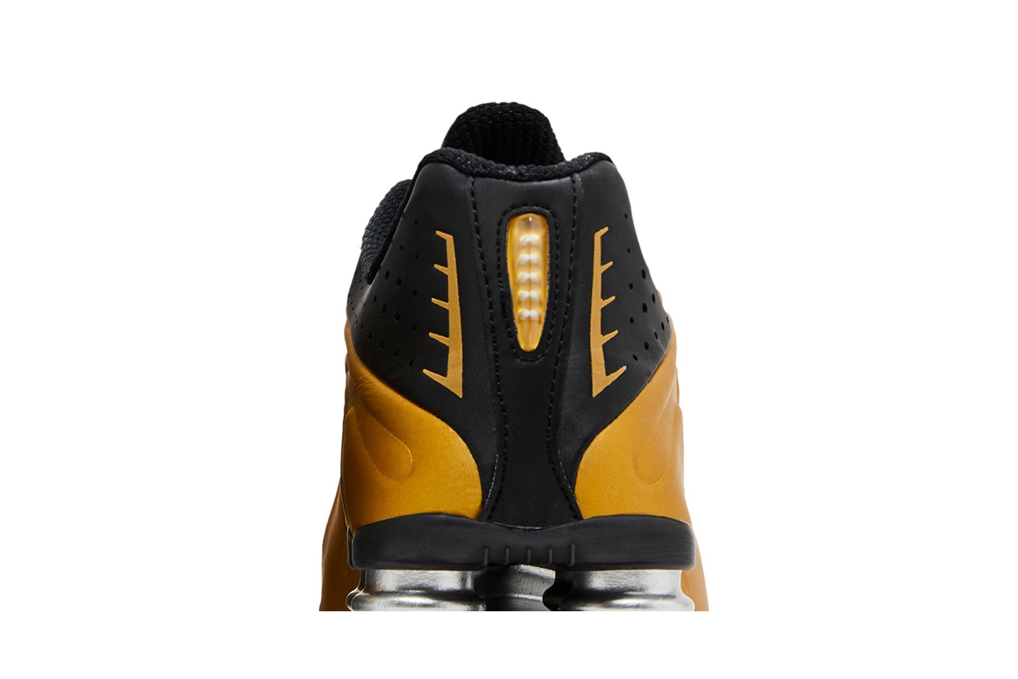 Nike Wmns Shox R4 'Black Metallic Gold'