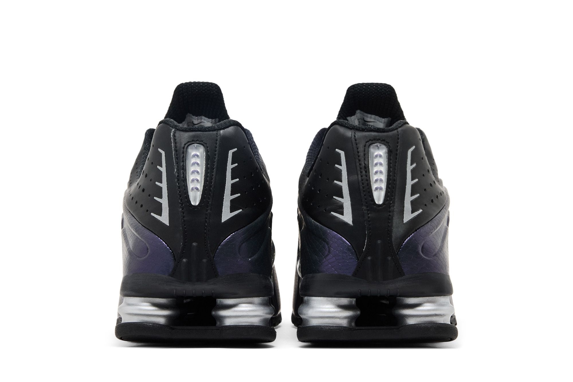 Nike Shox R4 'Black Metallic Silver Purple Dynasty'
