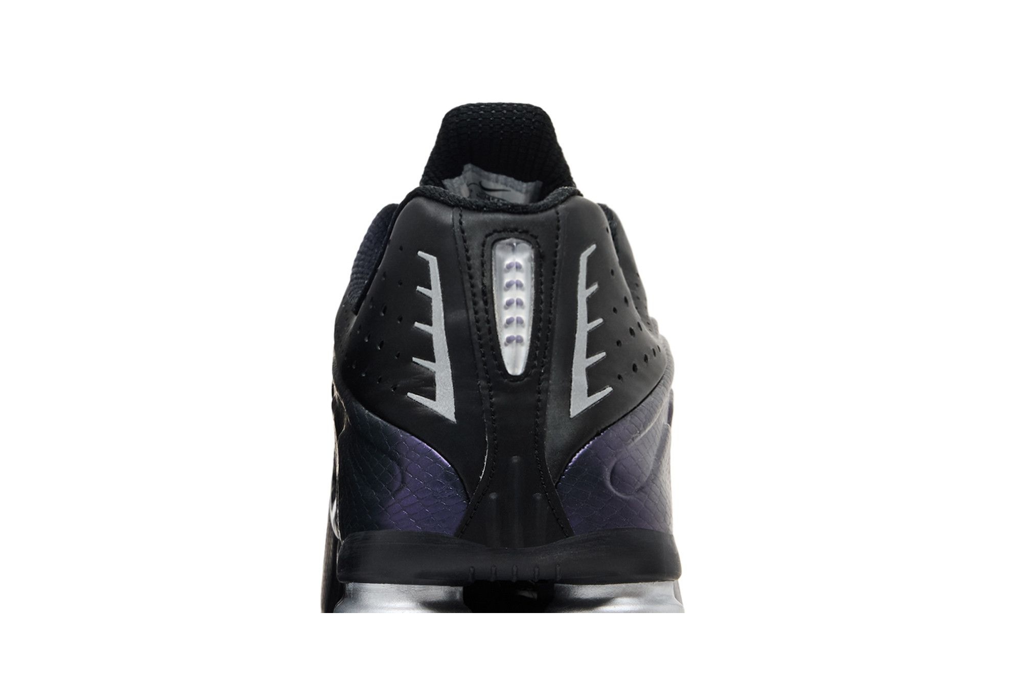 Nike Shox R4 'Black Metallic Silver Purple Dynasty'