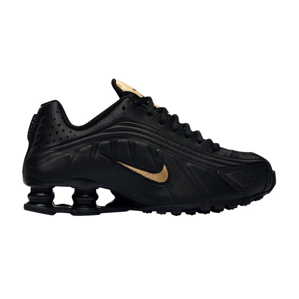 Nike Shox R4 GS 'Black Metallic Gold'