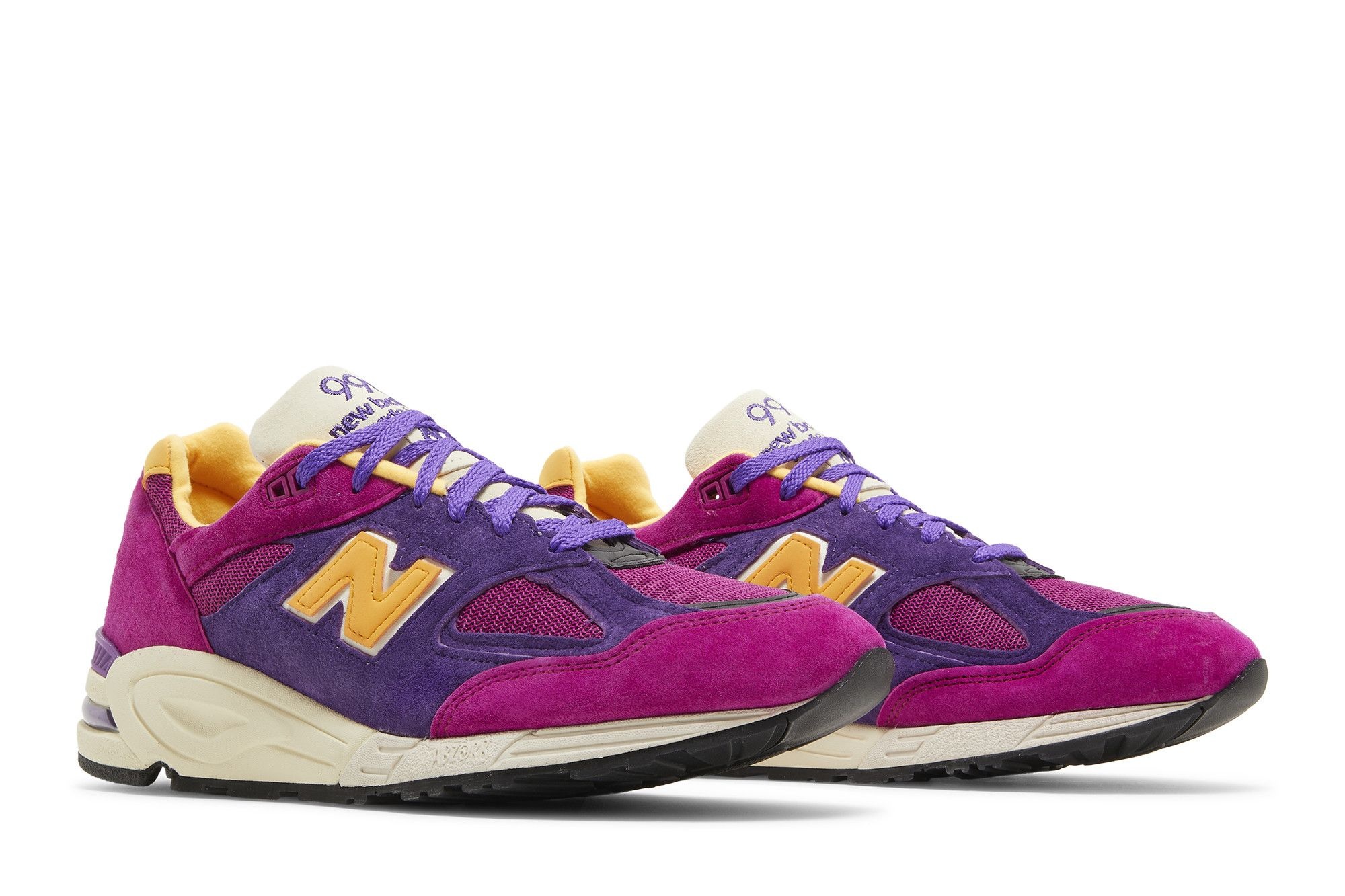 Teddy Santis x New Balance 990v2 Made in USA 'Purple Yellow'