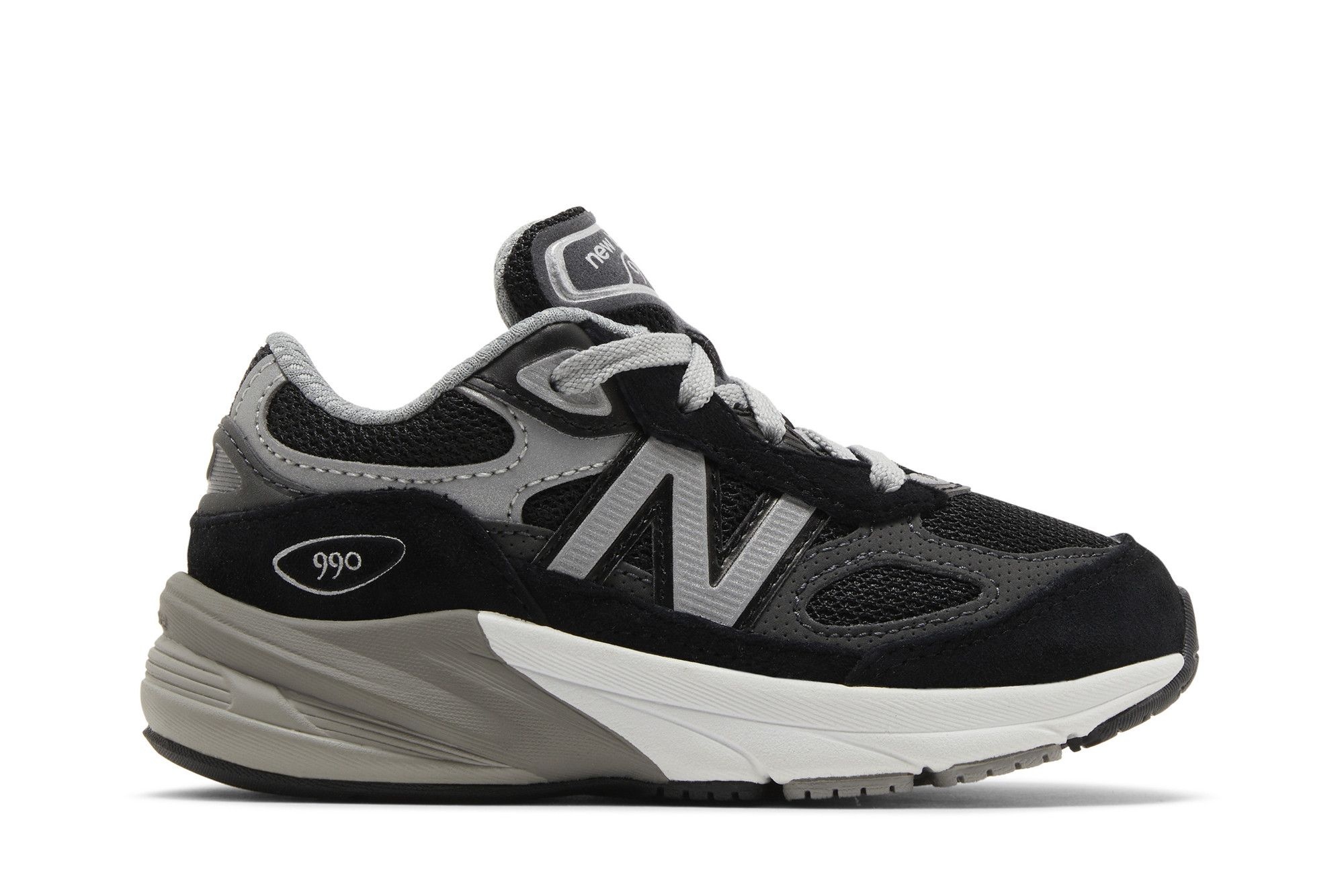 New Balance 990v6 Toddler 'Black Silver'