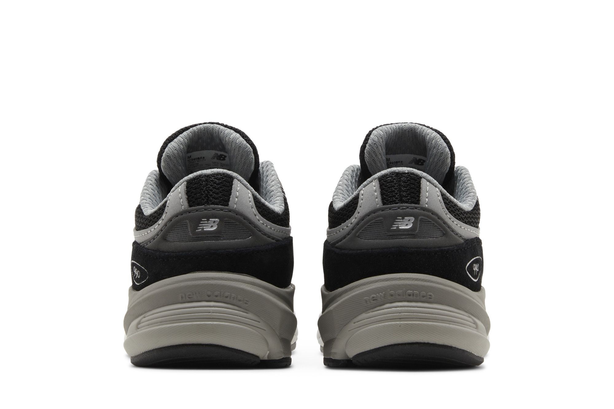 New Balance 990v6 Toddler 'Black Silver'