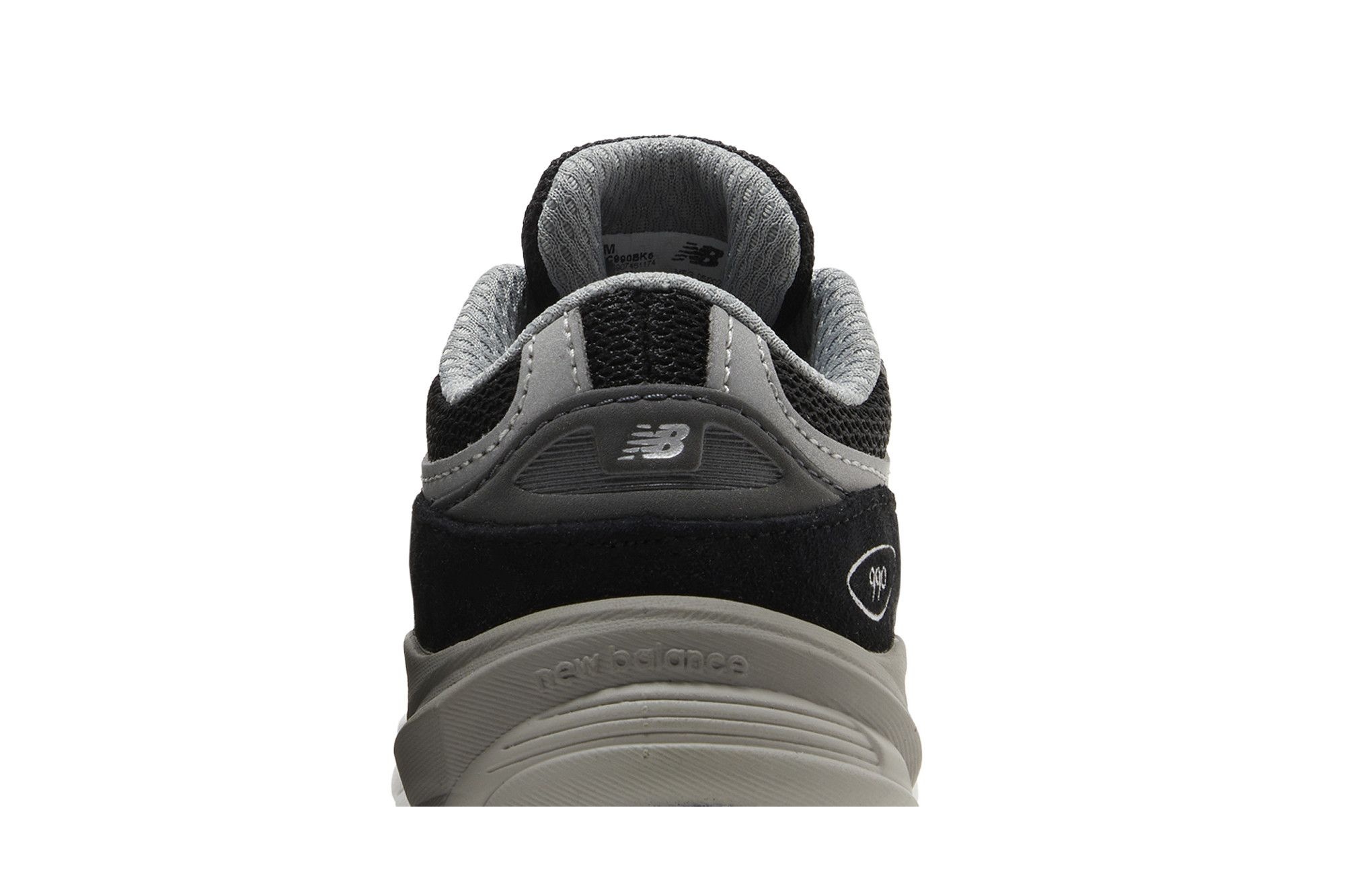 New Balance 990v6 Toddler 'Black Silver'
