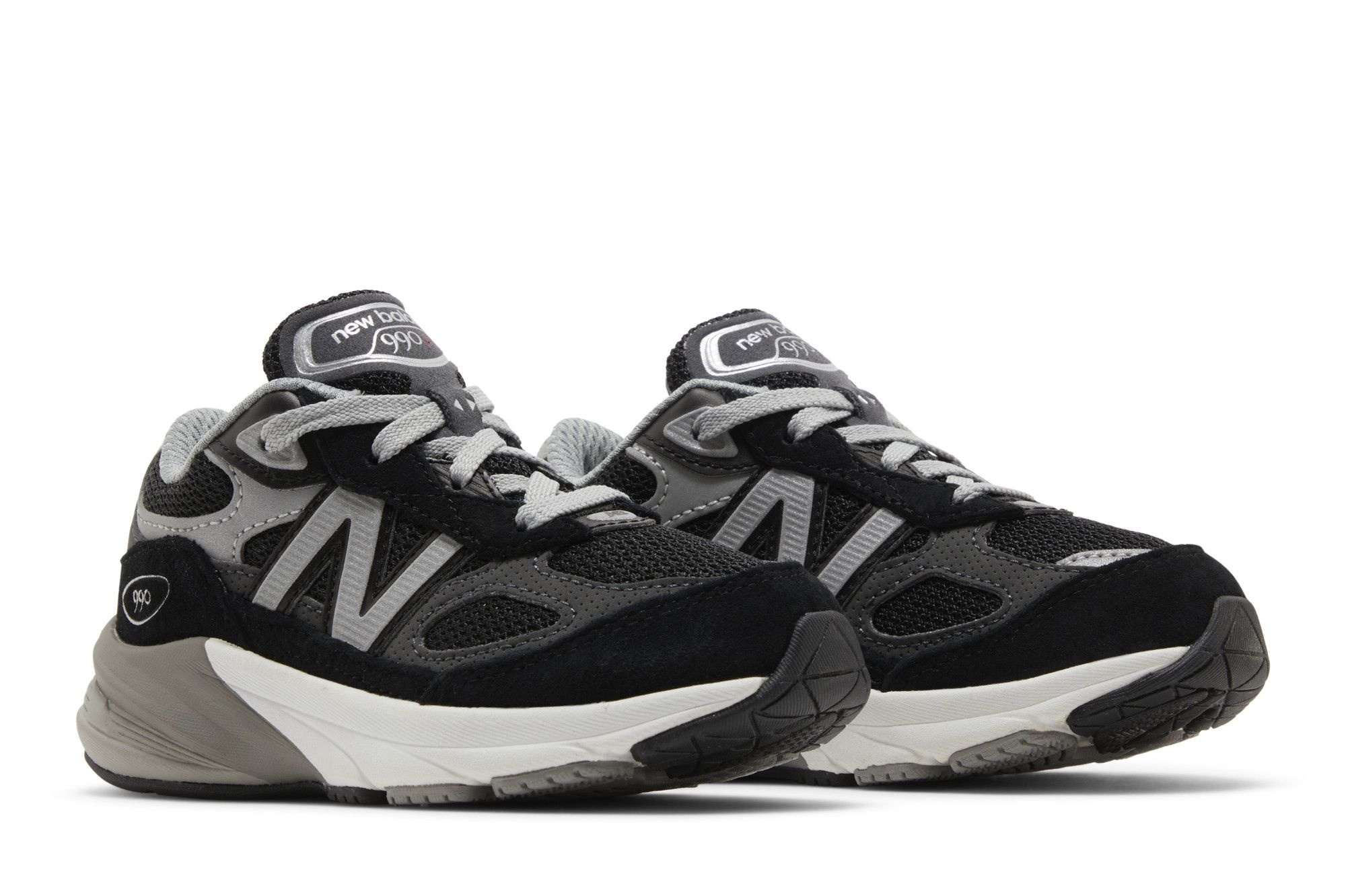 New Balance 990v6 Toddler 'Black Silver'