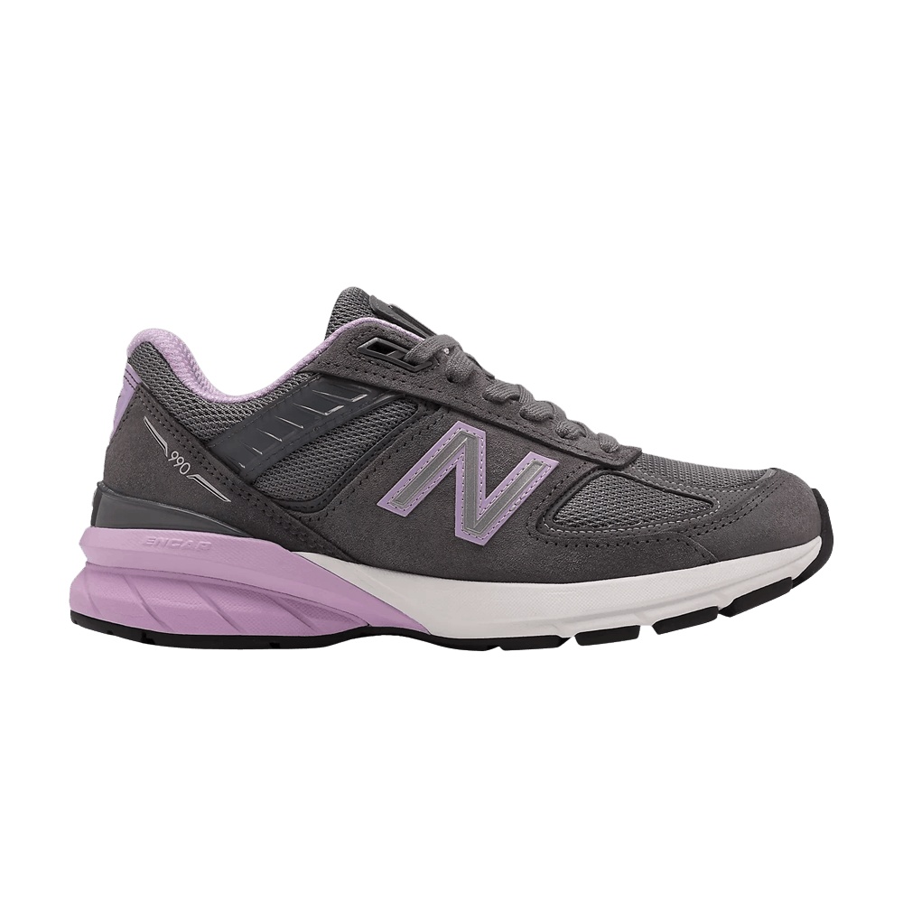 New Balance Wmns 990v5 Made In USA 'Lead Dark Violet Glow'