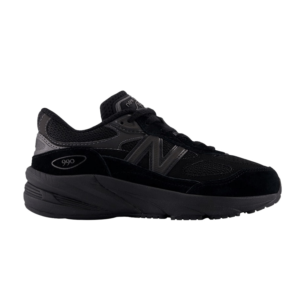 New Balance 990v6 Big Kid 'Black Metallic'