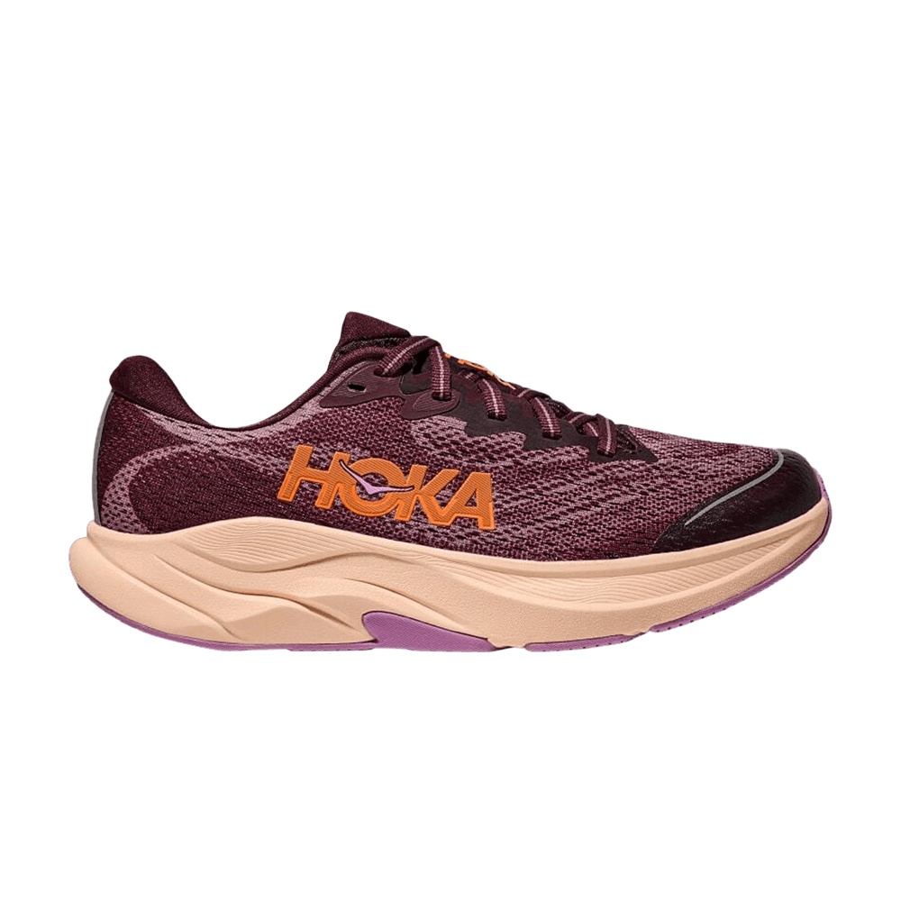 HOKA Rincon 4 Big Kids 'Black Cherry Classic Mauve'