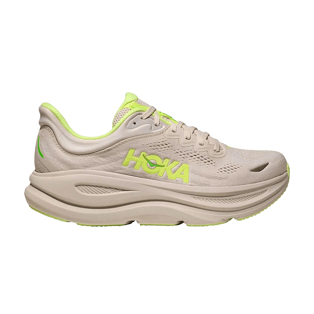 HOKA Bondi 9 'Grout Neon Yuzu'