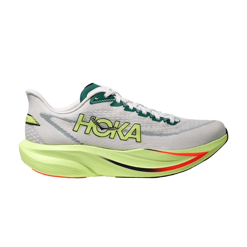 HOKA Wmns Mach 7 D Wide 'White Green'