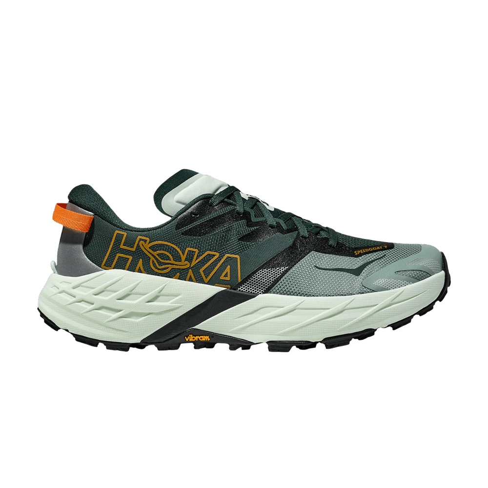 HOKA Speedgoat 7 2E Wide 'Green Black'