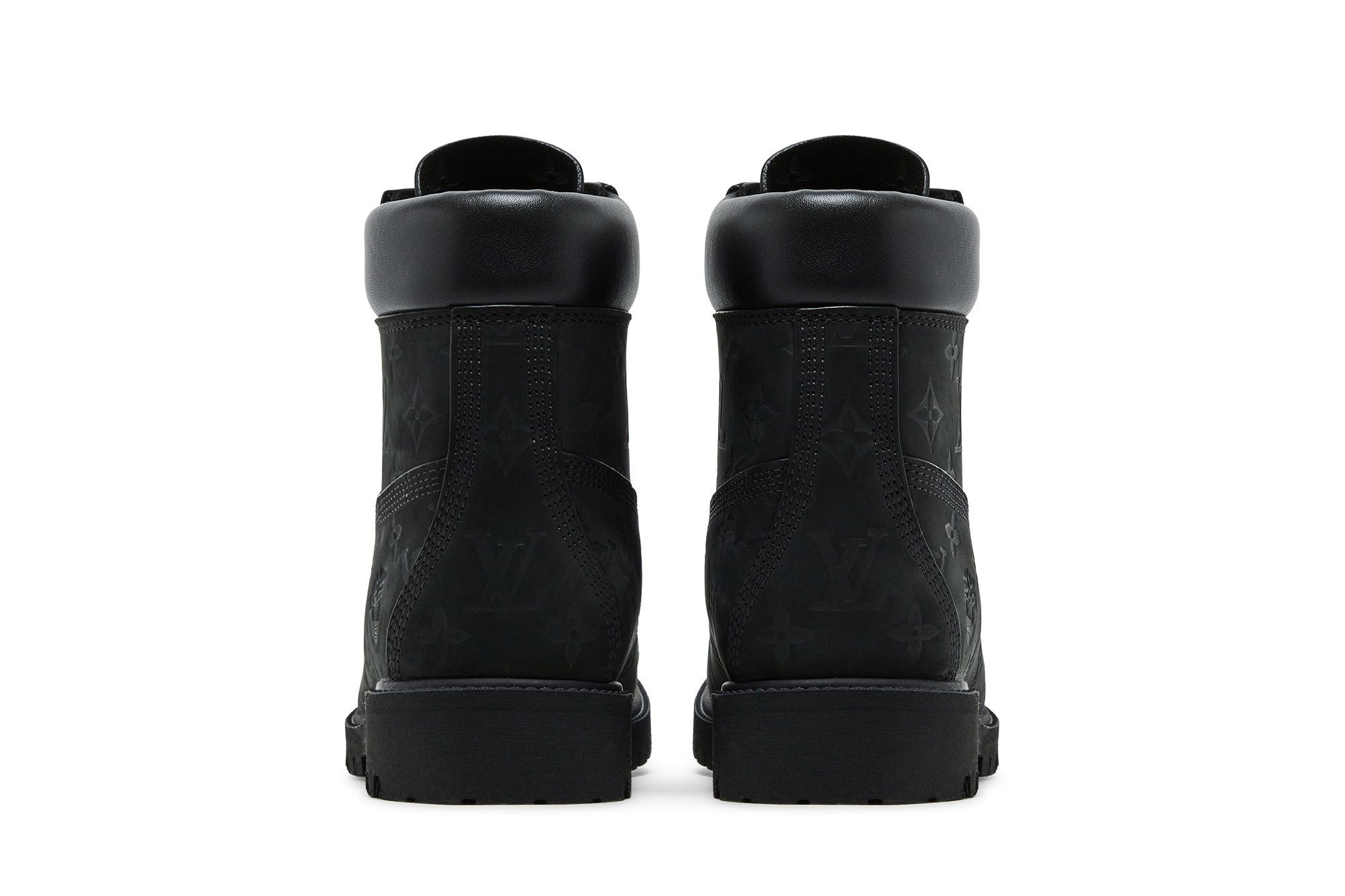 Louis Vuitton x Timberland 6 Inch Ankle Boot 'Embossed Monogram - Black'