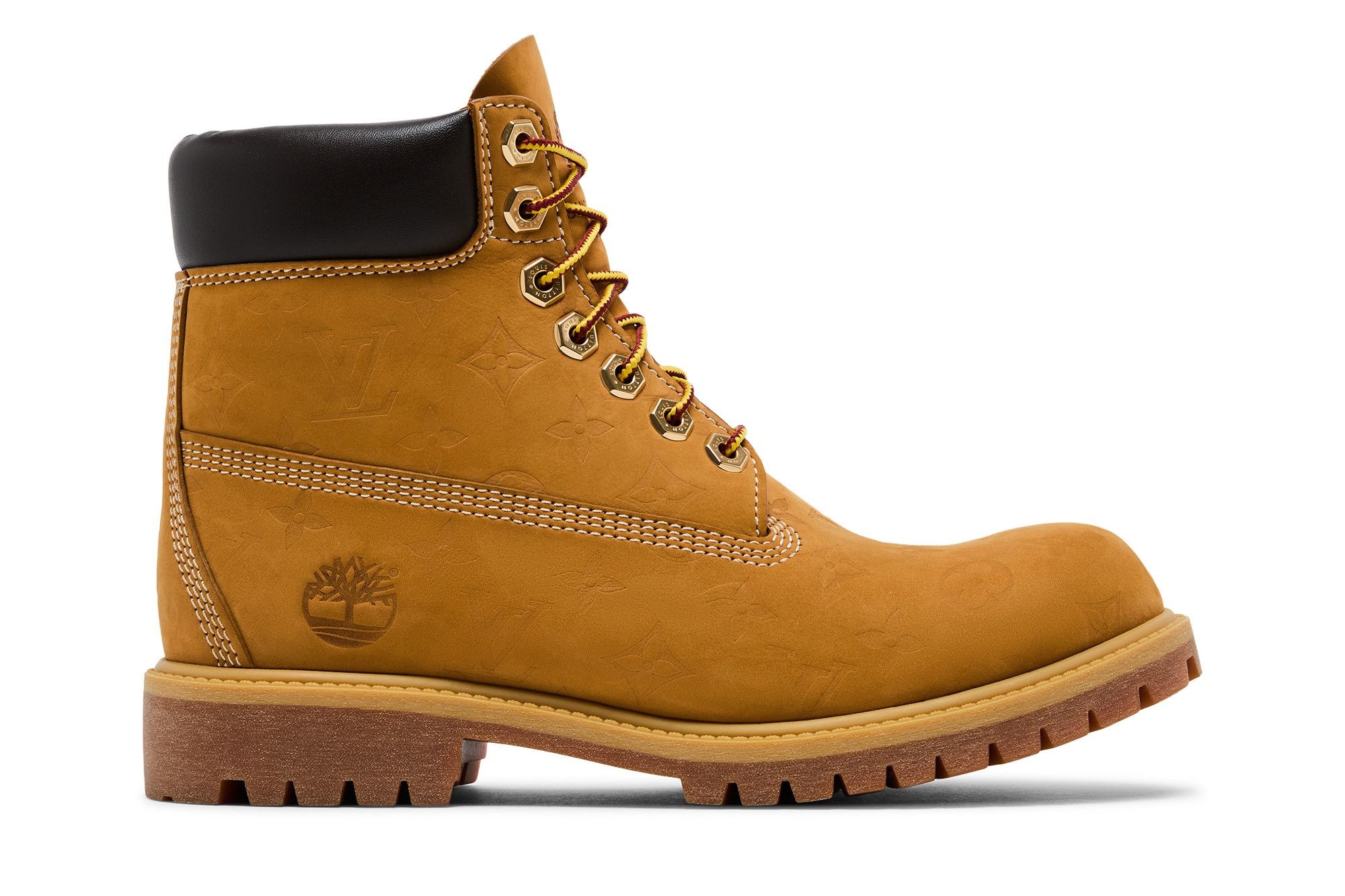 Louis Vuitton x Timberland 6 Inch Ankle Boot 'Embossed Monogram - Wheat'
