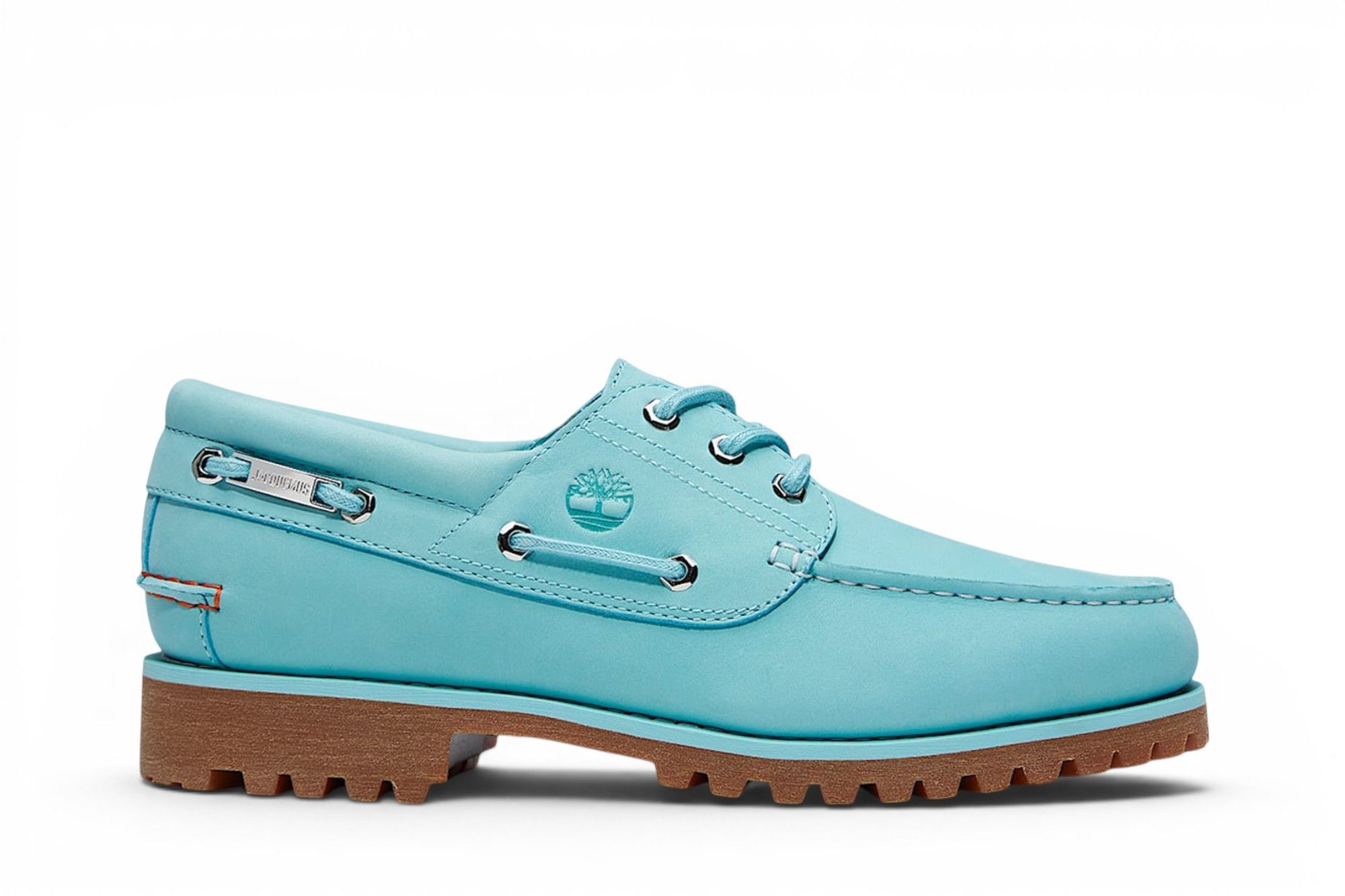 Jacquemus x Timberland 3-Eye Lug Boat 'Aqua'
