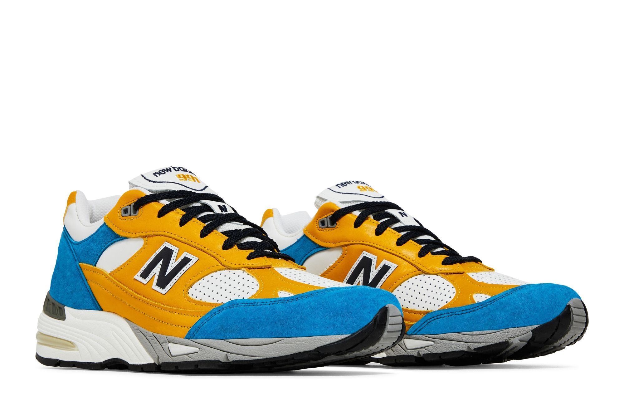 Sneakersnstuff x New Balance 991 Made in England 'Blue Yellow'