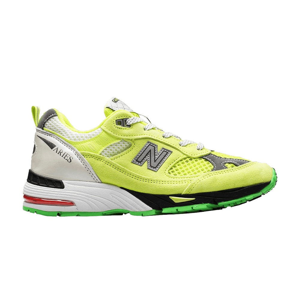 New Balance Aries x Wmns 991 Made in England 'Neon Yellow'