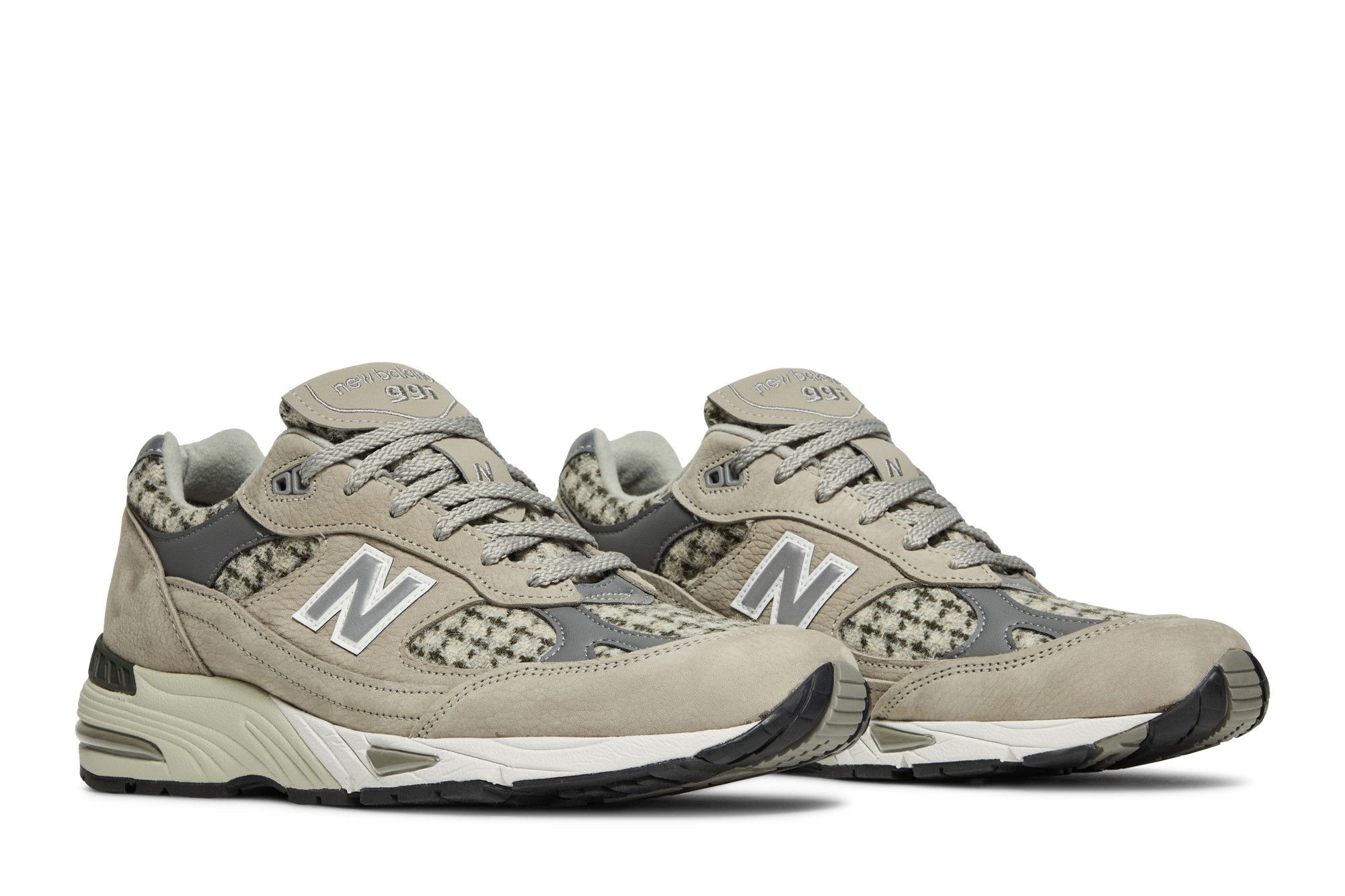 Harris Tweed x New Balance 991 Made In England 'Houndstooth'