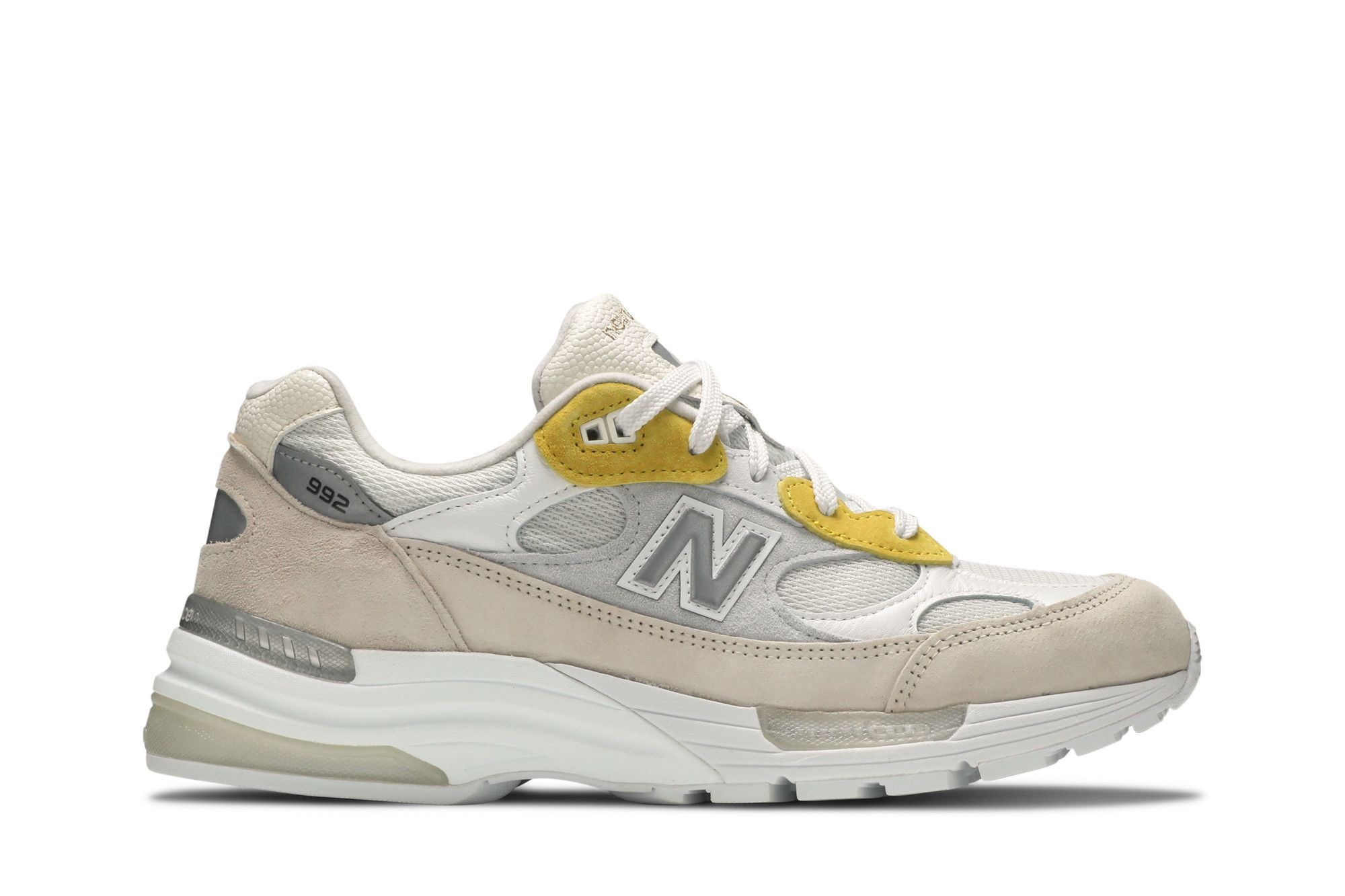 Paperboy Paris x New Balance 992 Made in USA 'Fried Egg'