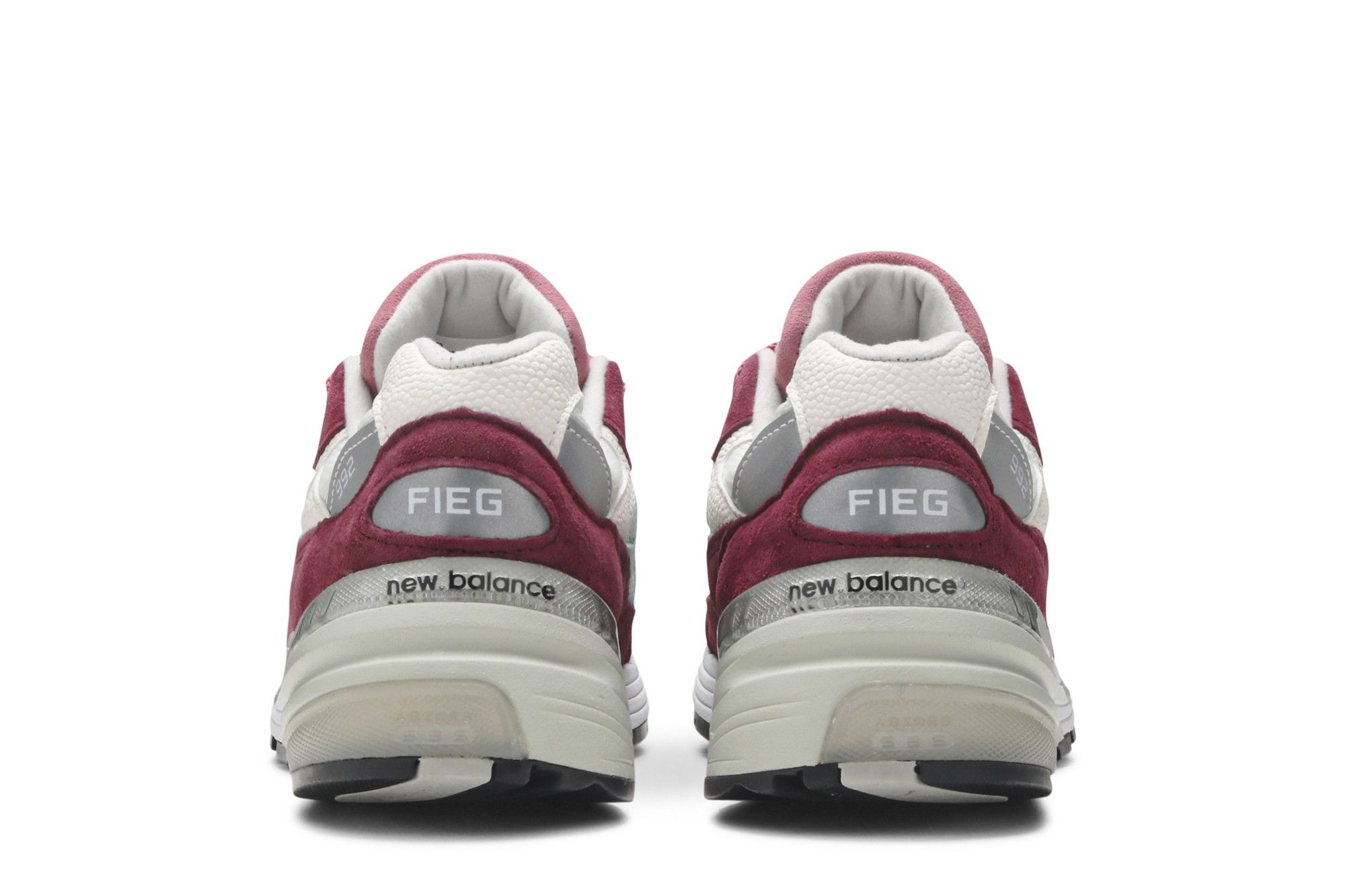 Kith x New Balance 992 Made in USA 'Kithmas Collection - Burgundy Reef'