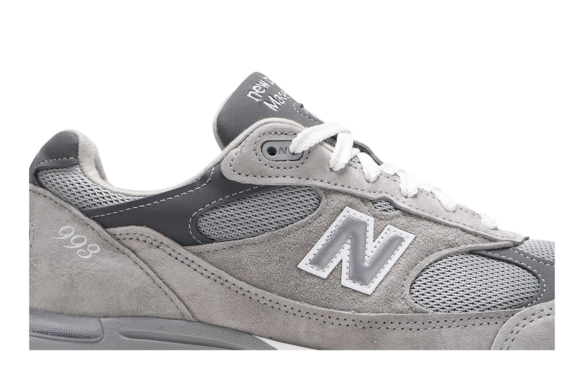 New Balance 993 Made in USA 2E Wide 'Grey White'