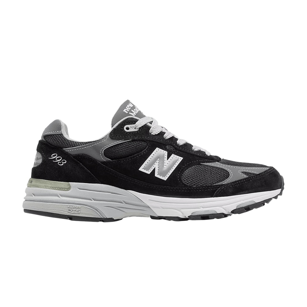 New Balance Wmns 993 Made In USA Wide 'Black Grey'
