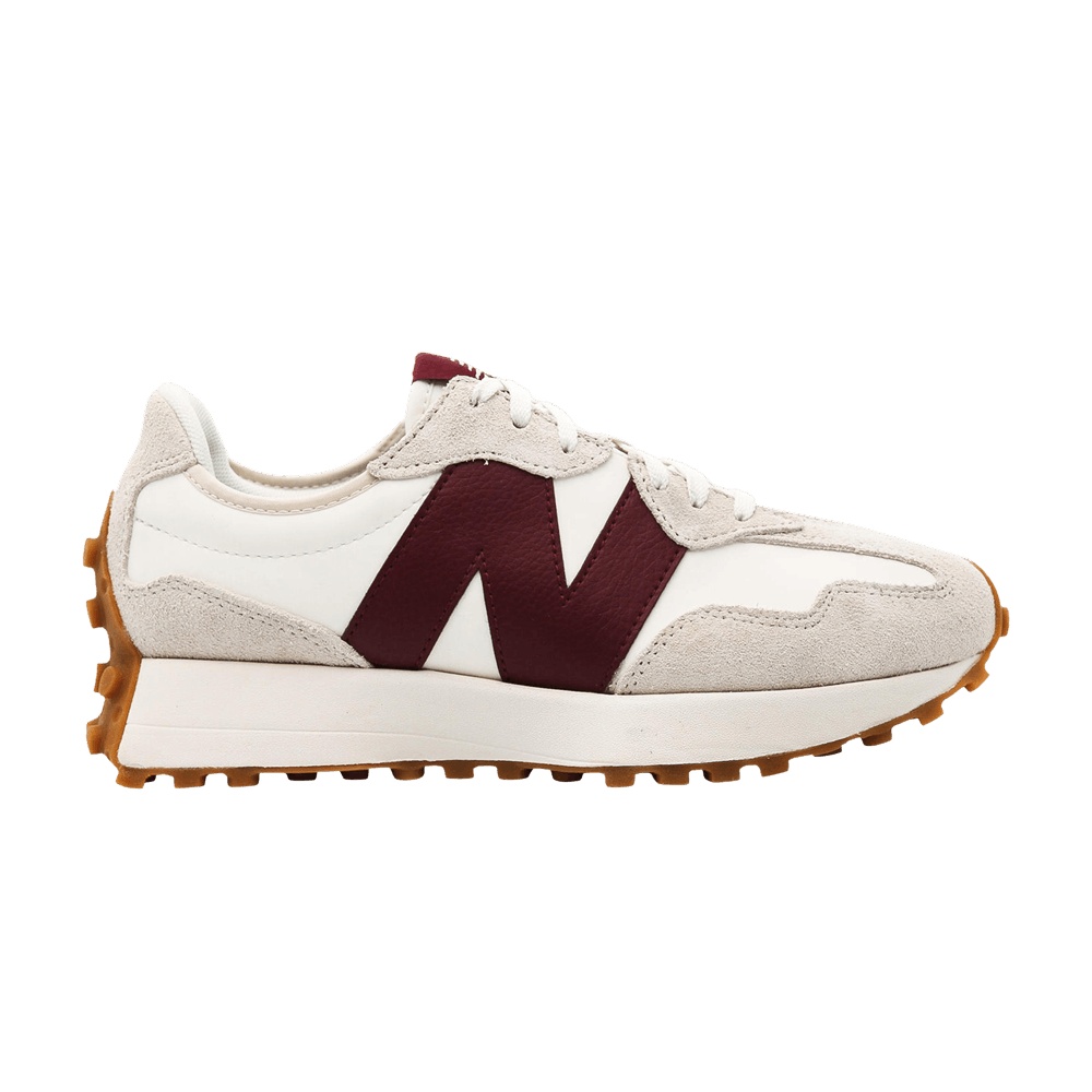 New Balance Wmns 327 'White Dark Red'