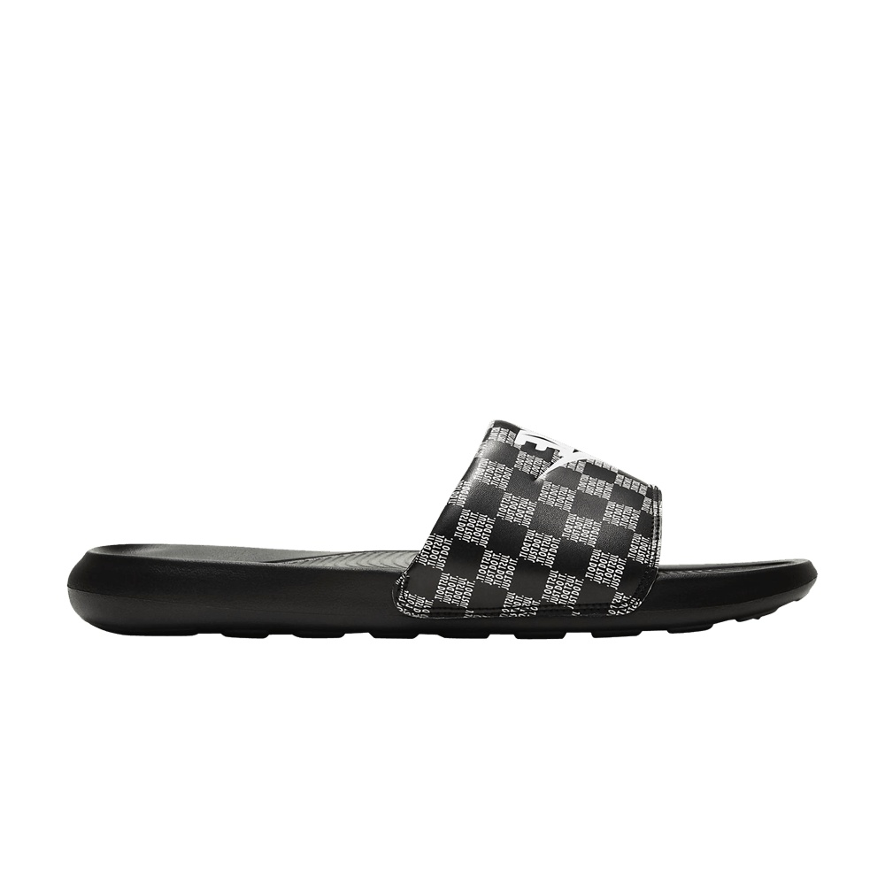 Nike Victori One Printed Slide 'Just Do It Checkered'