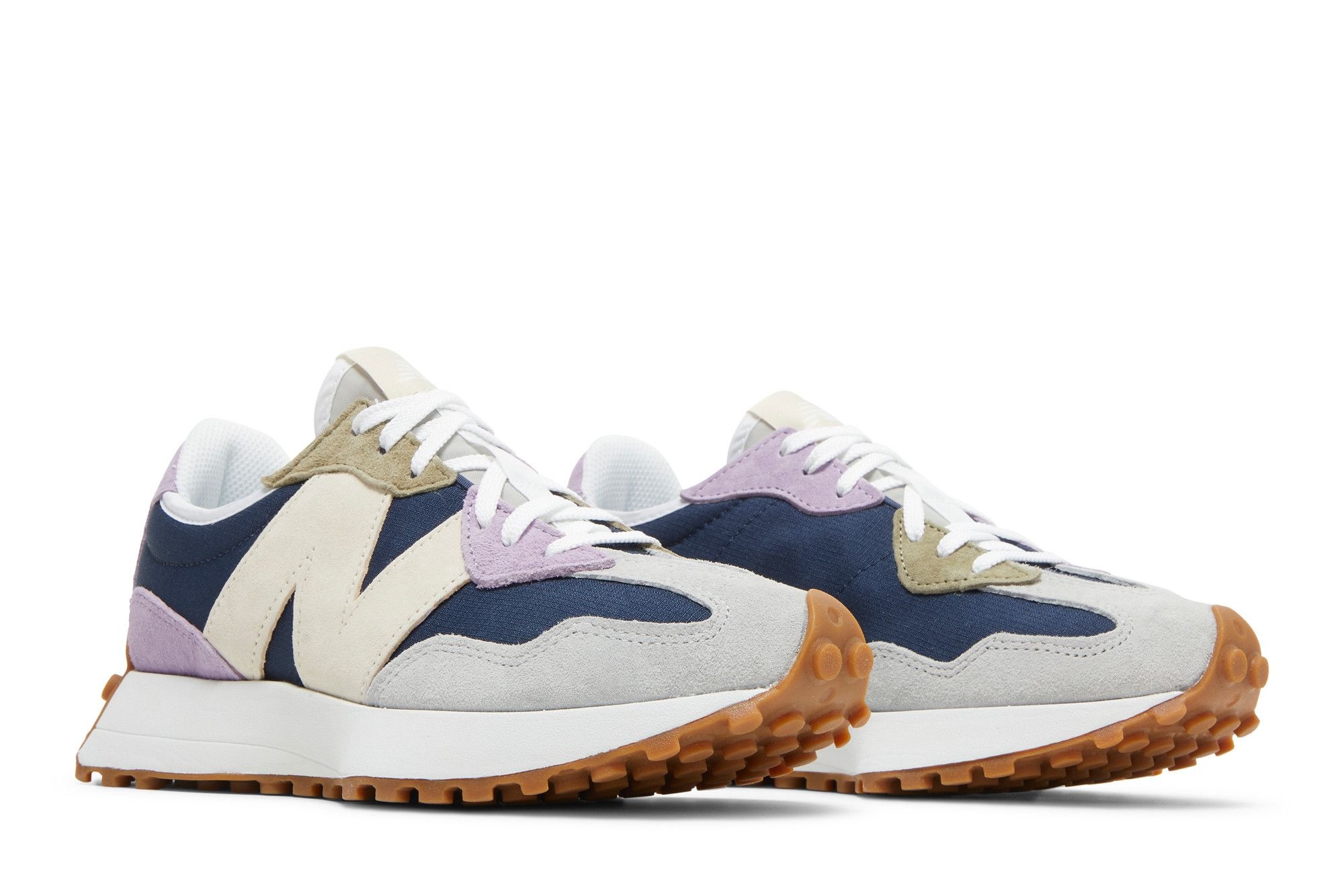 New Balance Wmns 327 'Natural Indigo Raw Amethyst'