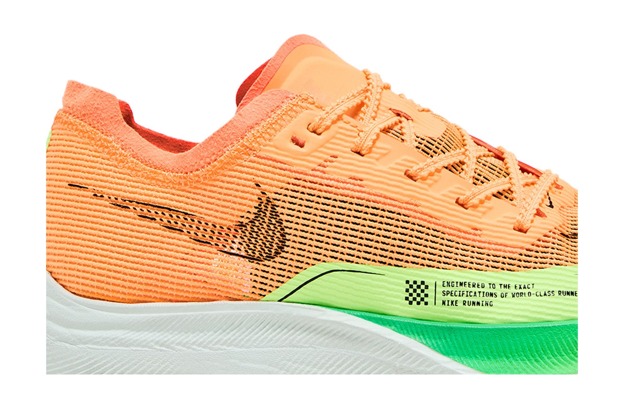 Nike Wmns ZoomX Vaporfly Next% 2 'Peach Cream Green Shock'