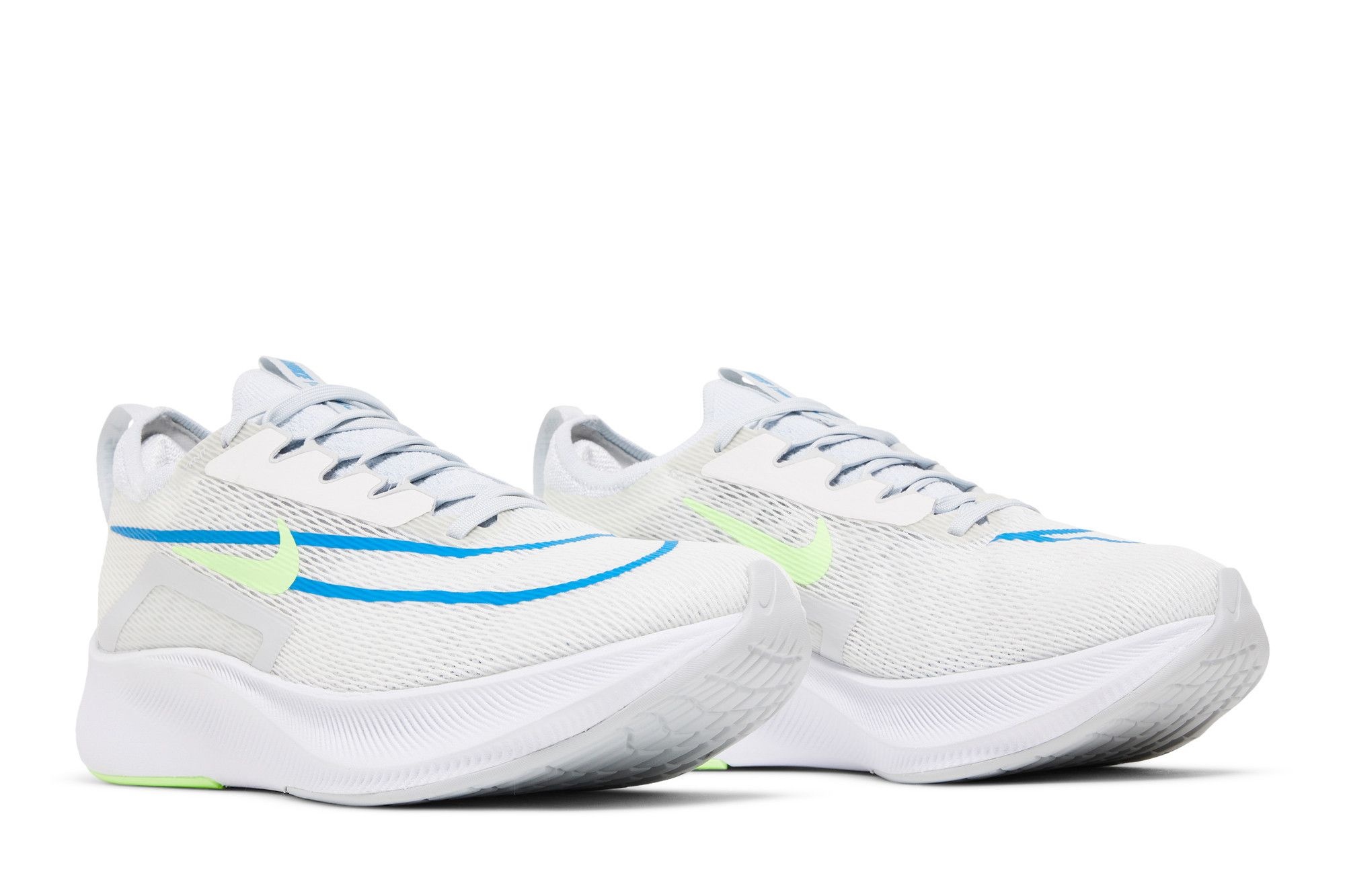 Nike Zoom Fly 4 'White Imperial Blue Lime Glow'