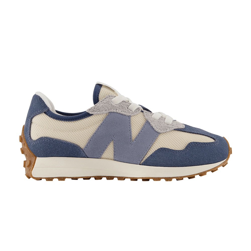 New Balance 327 Bungee Lace Little Kid 'Vintage Indigo'