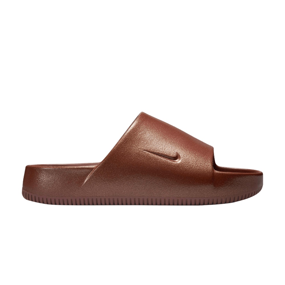 Nike Wmns Calm Slide 'Shimmery Red Sepia'