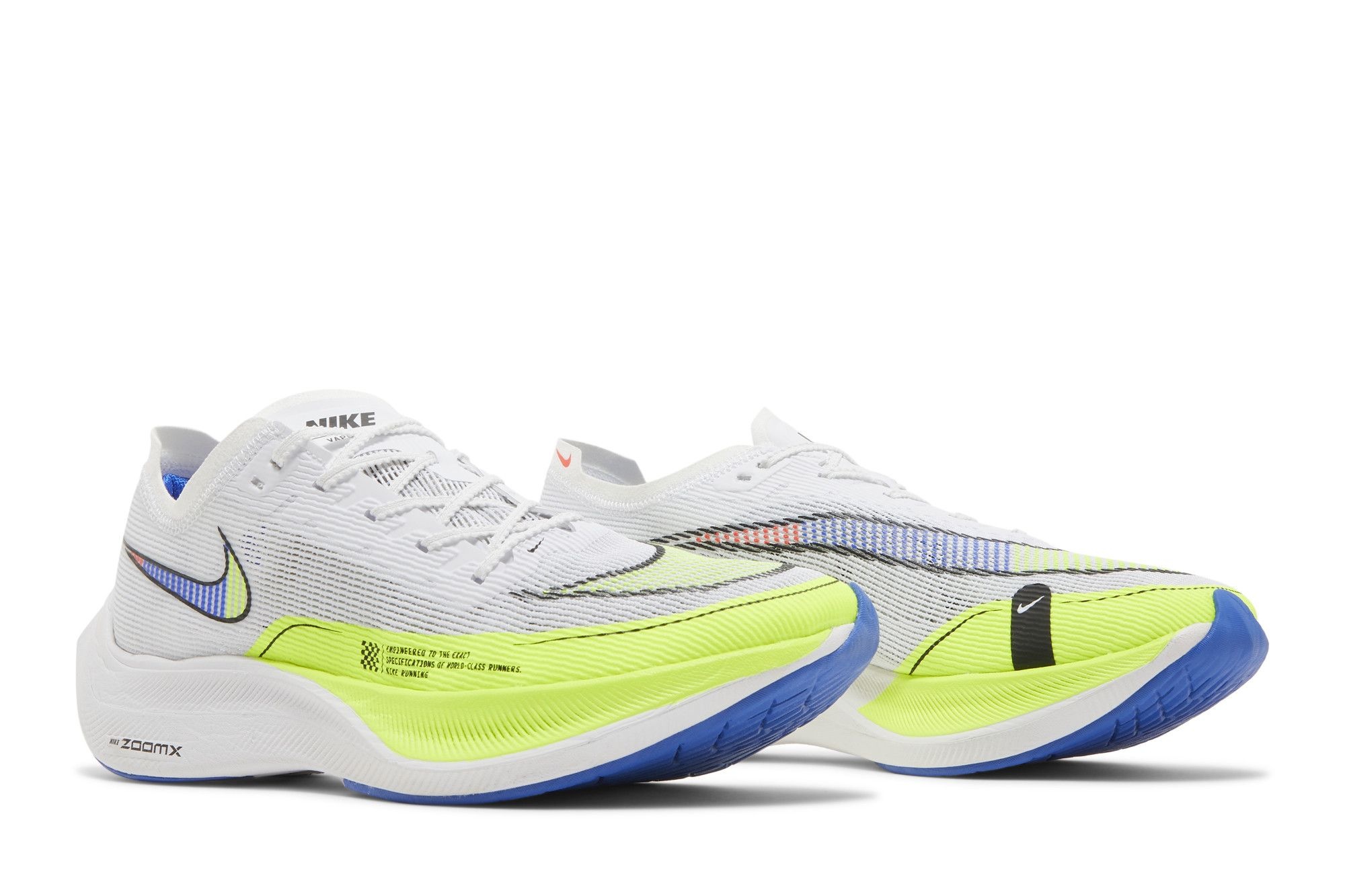 Nike ZoomX Vaporfly Next% 2 'White Volt Racer Blue'