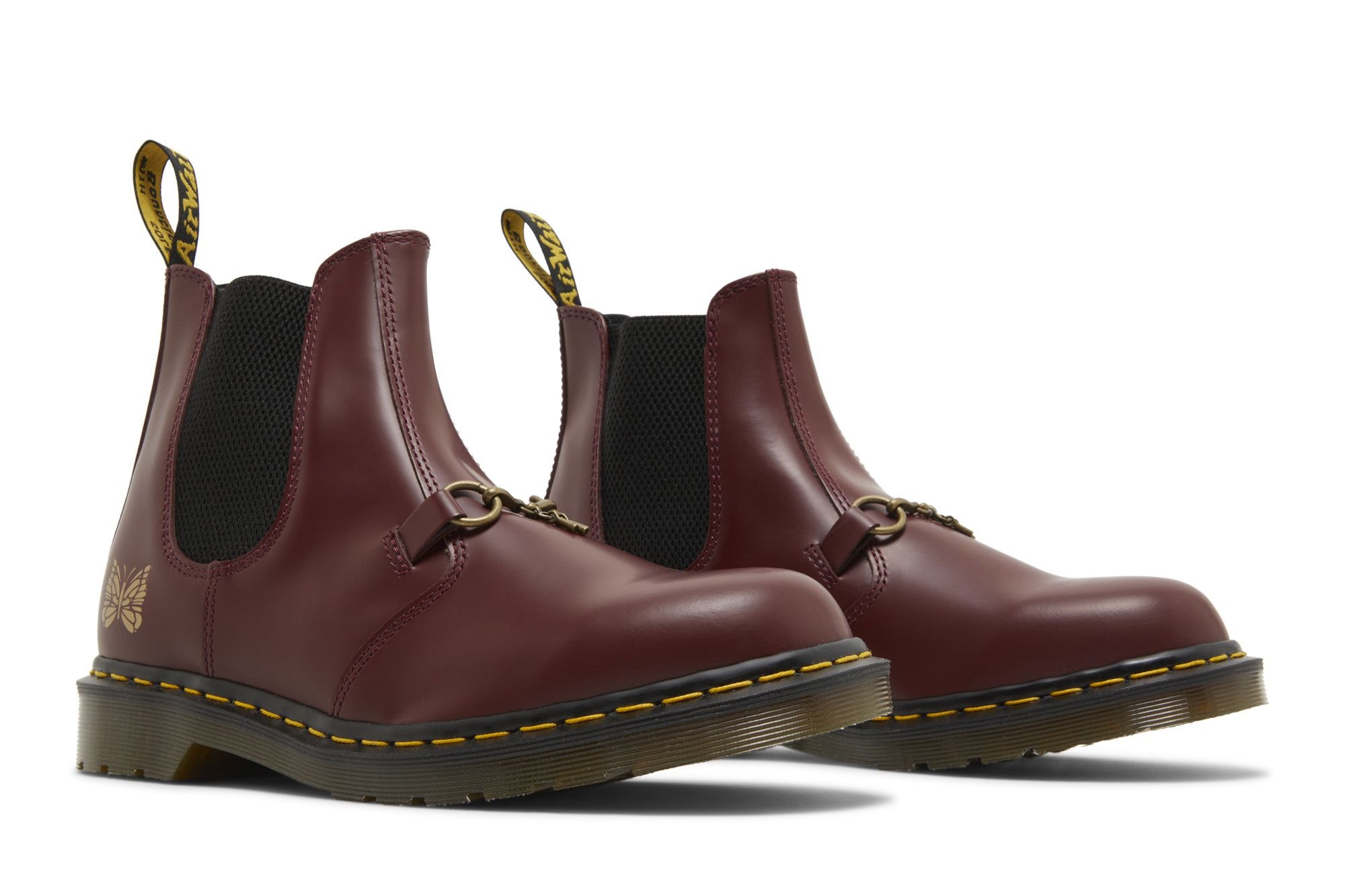 Needles x Dr. Martens 2976 Snaffle Chelsea 'Cherry Red'