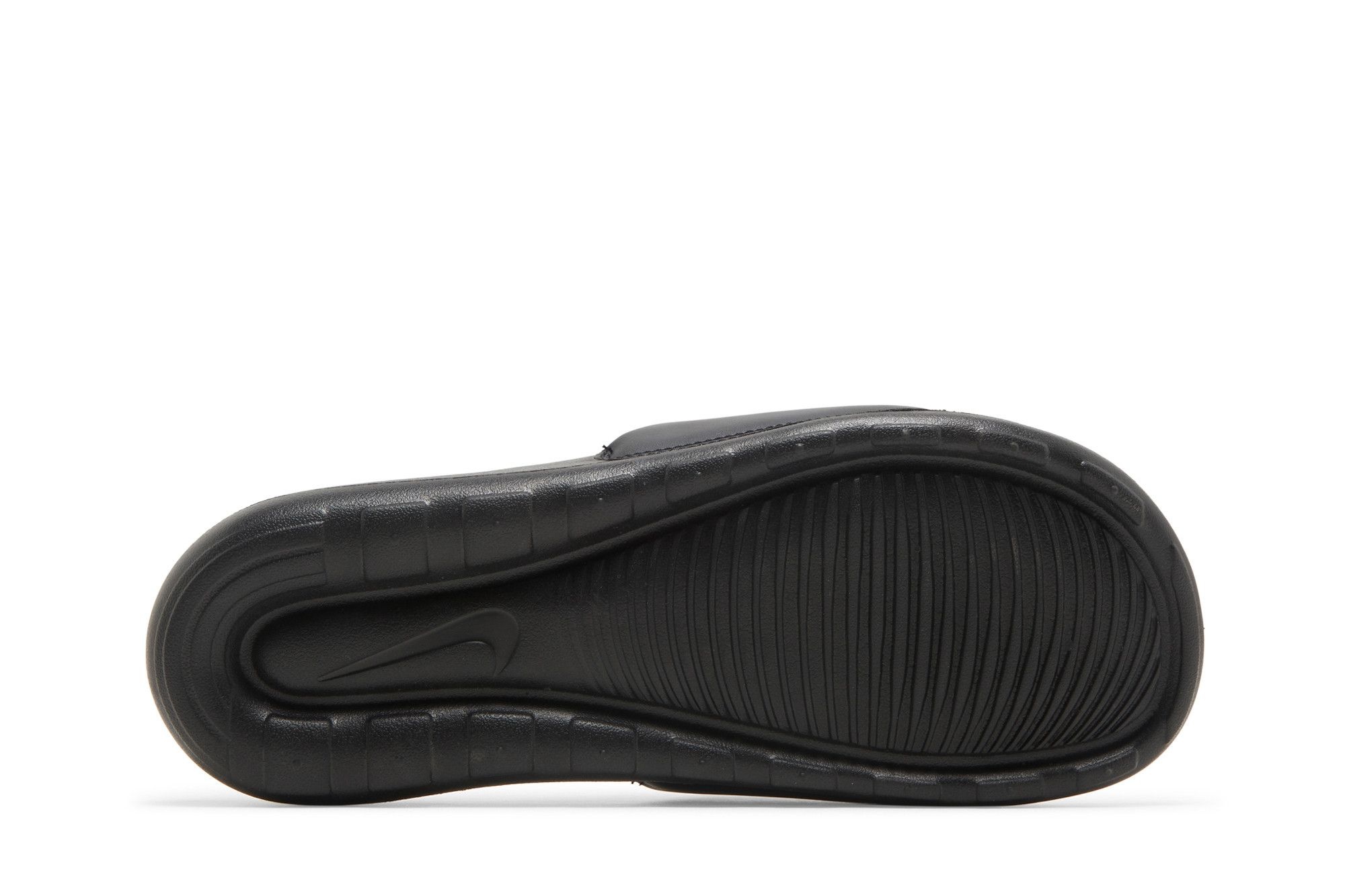 Nike Victori One Slide 'Black Metallic Gold'
