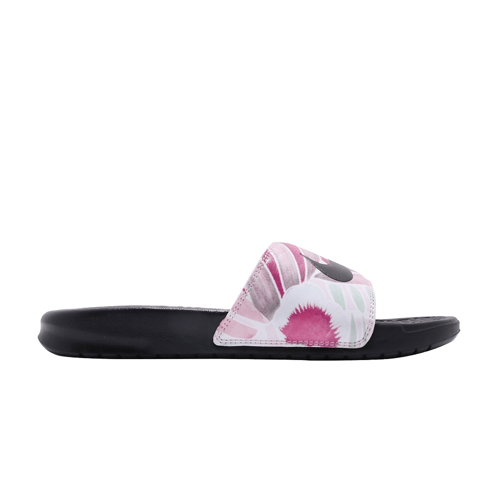 Nike Wmns Benassi JDI Print 'Black Active Fuchsia'