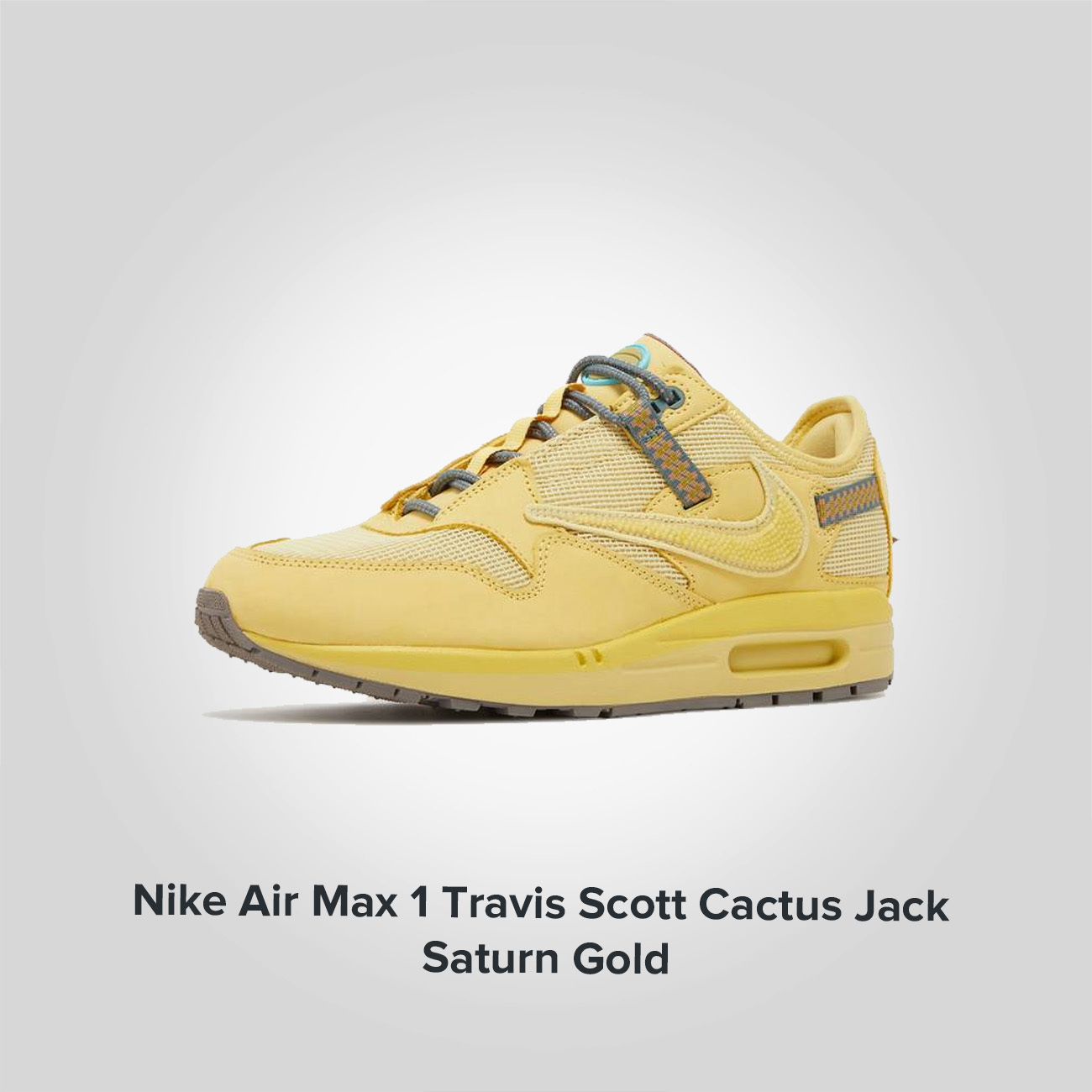Nike Air Max 1 Travis Scott Cactus Jack Saturn Gold