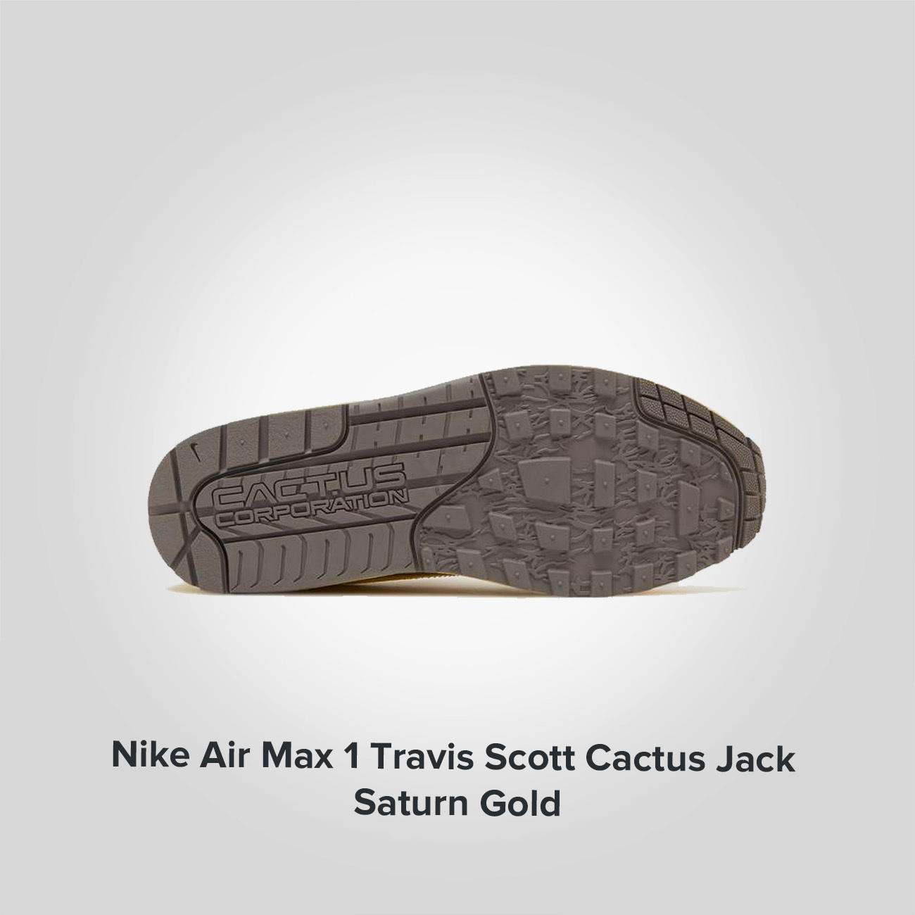 Nike Air Max 1 Travis Scott Cactus Jack Saturn Gold