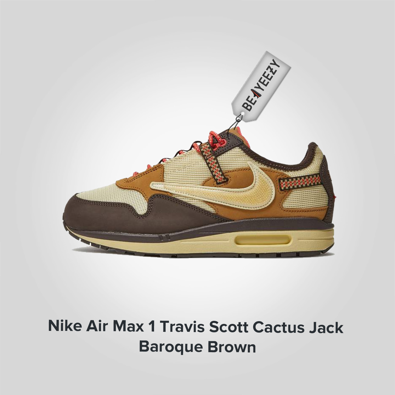 Nike Air Max 1 Travis Scott Cactus Jack Baroque Brown