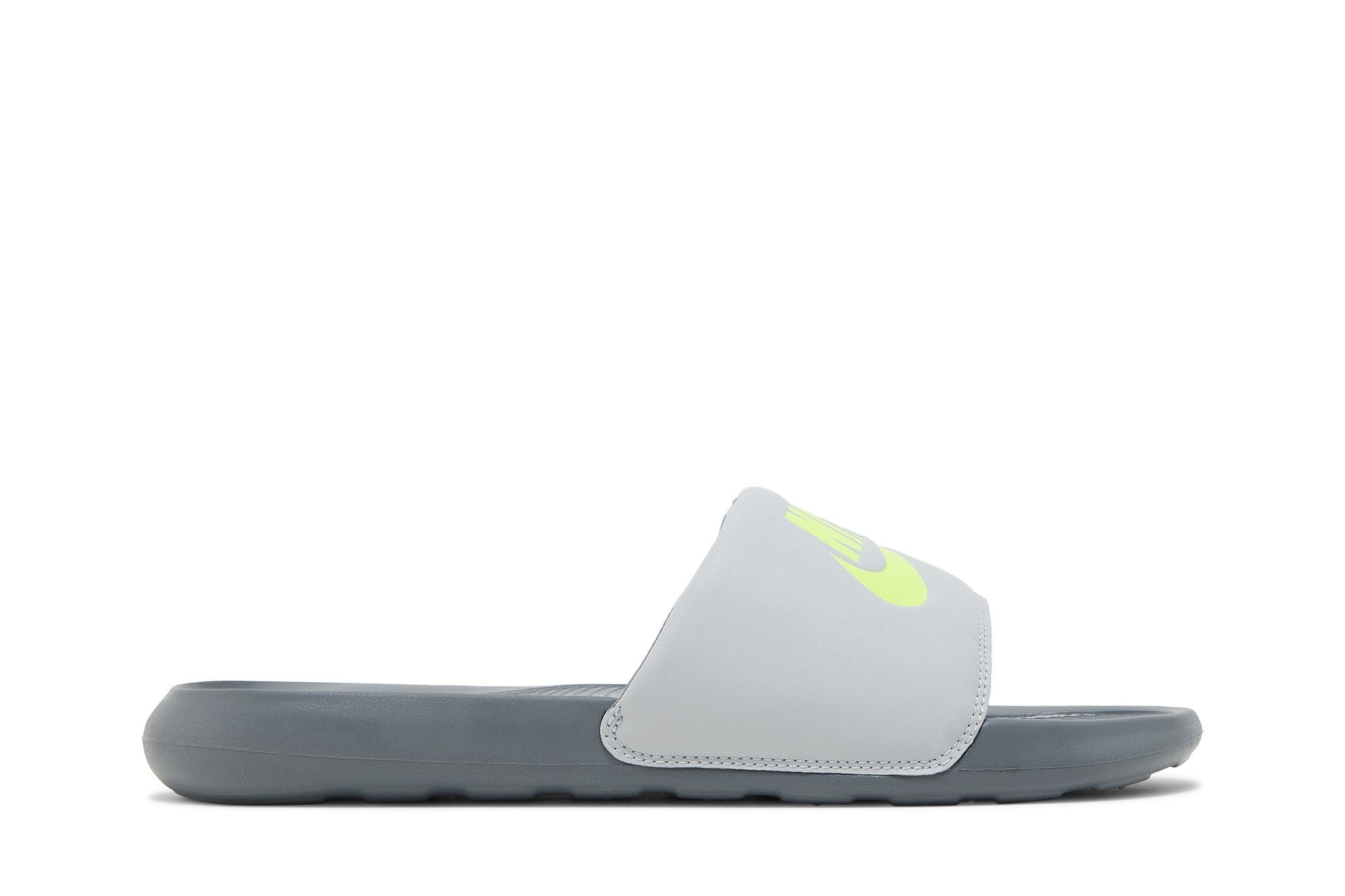 Nike Victori One Slide 'Grey Fog Volt'