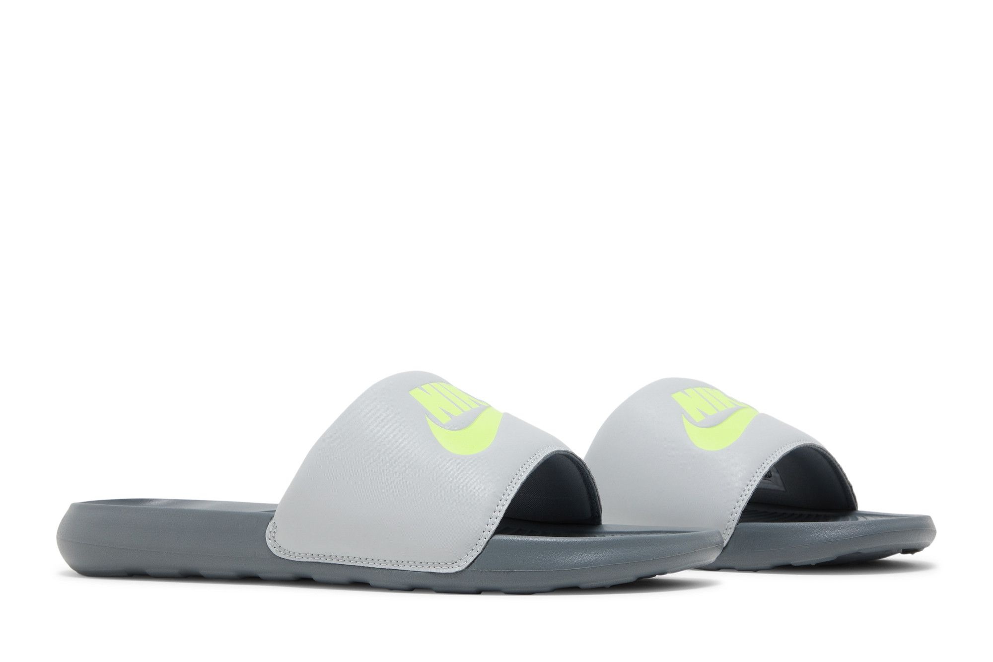 Nike Victori One Slide 'Grey Fog Volt'