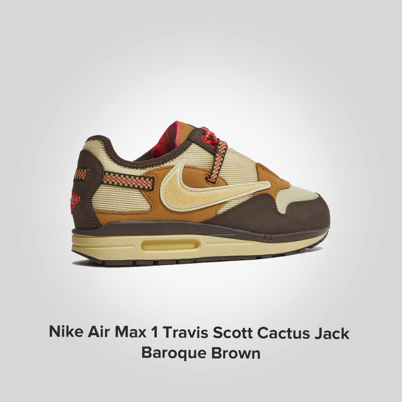 Nike Air Max 1 Travis Scott Cactus Jack Baroque Brown