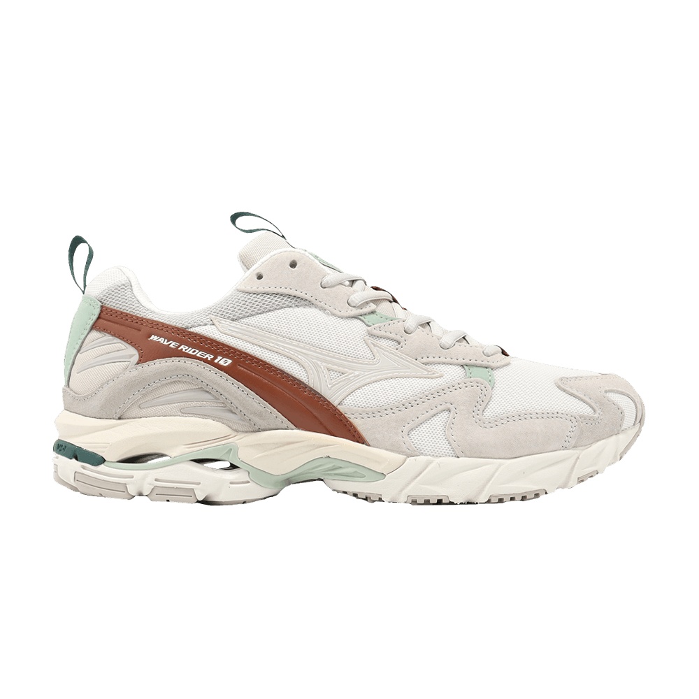 Mizuno Wave Rider 10 Premium 'Silver Cloud White Sand'