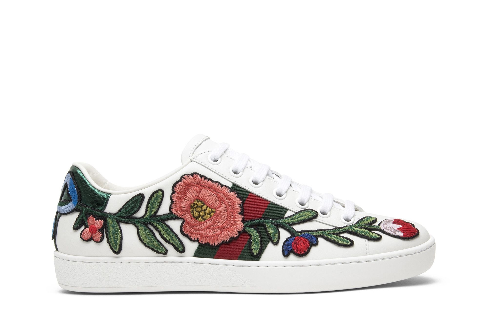 Gucci Wmns Ace Embroidered 'Floral'