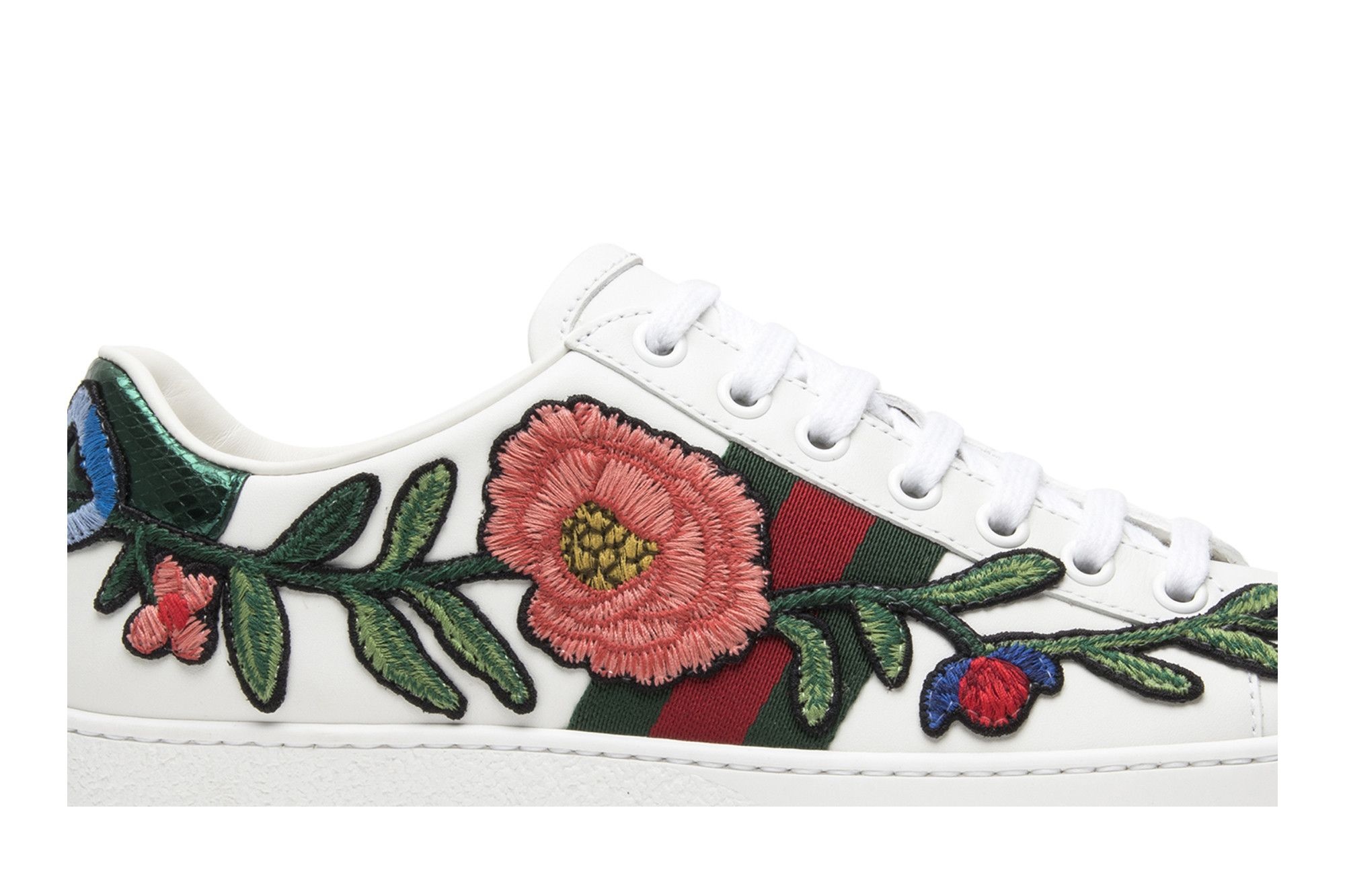 Gucci Wmns Ace Embroidered 'Floral'