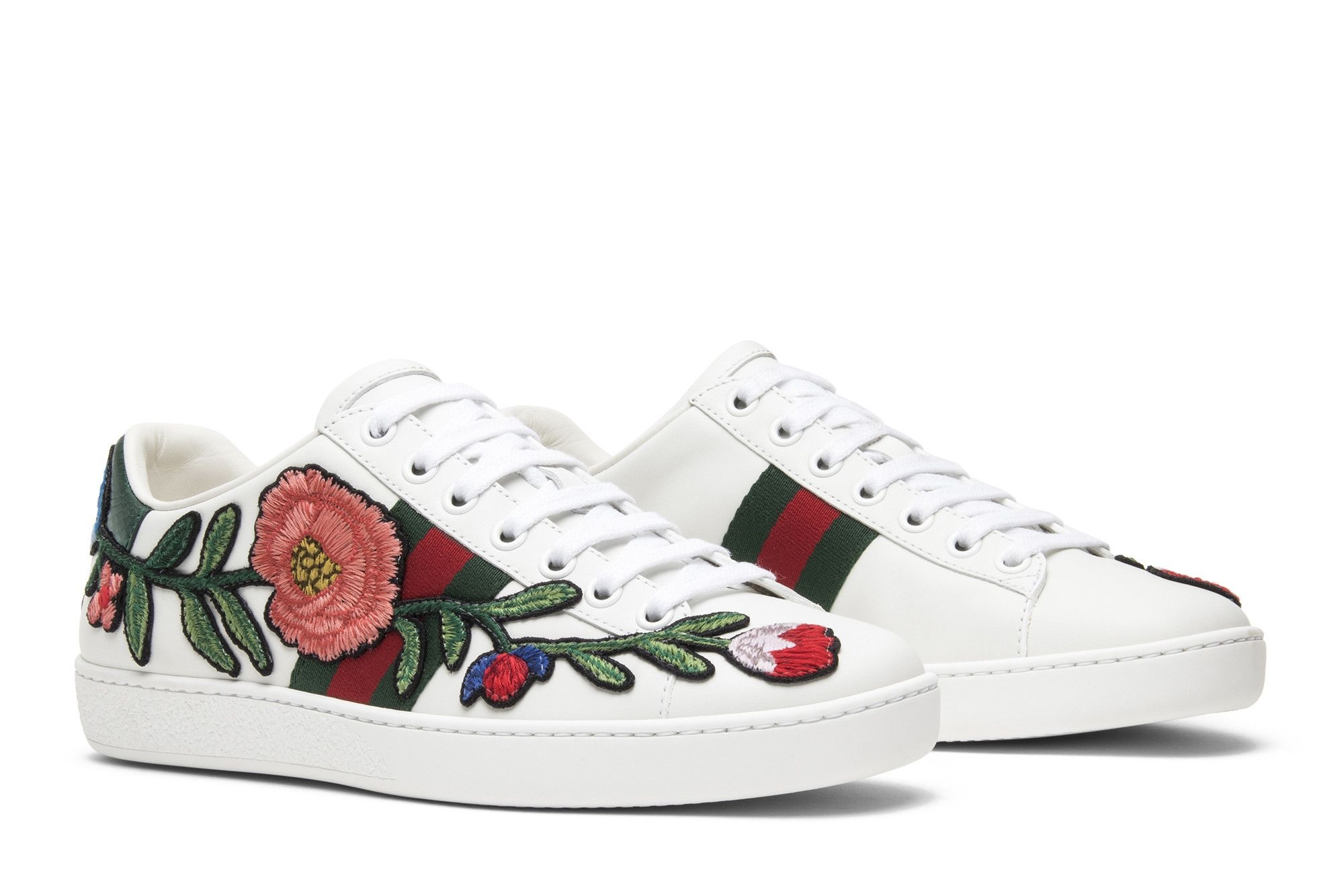 Gucci Wmns Ace Embroidered 'Floral'