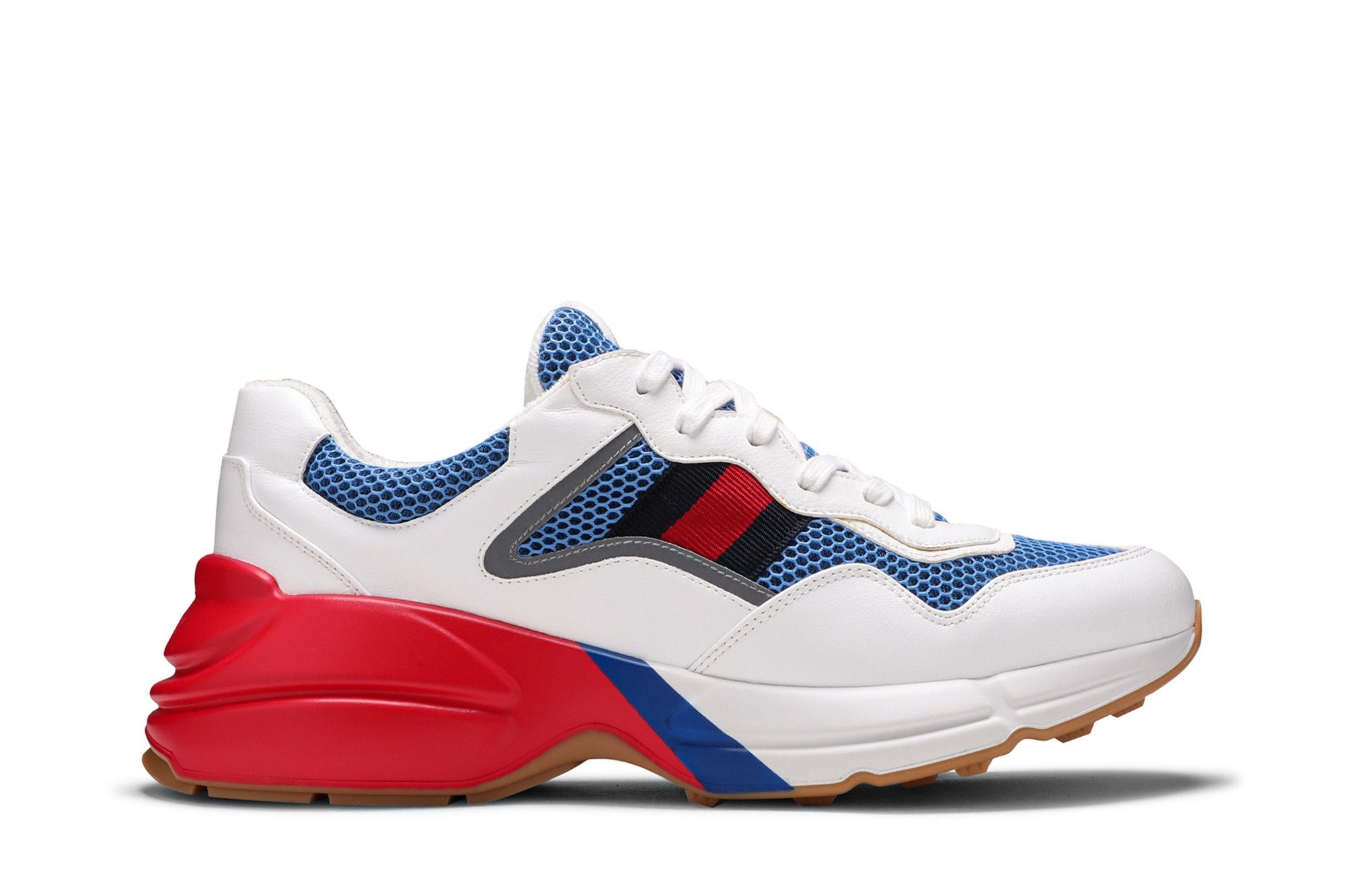 Gucci Rhyton 'White Blue Red Reflective'